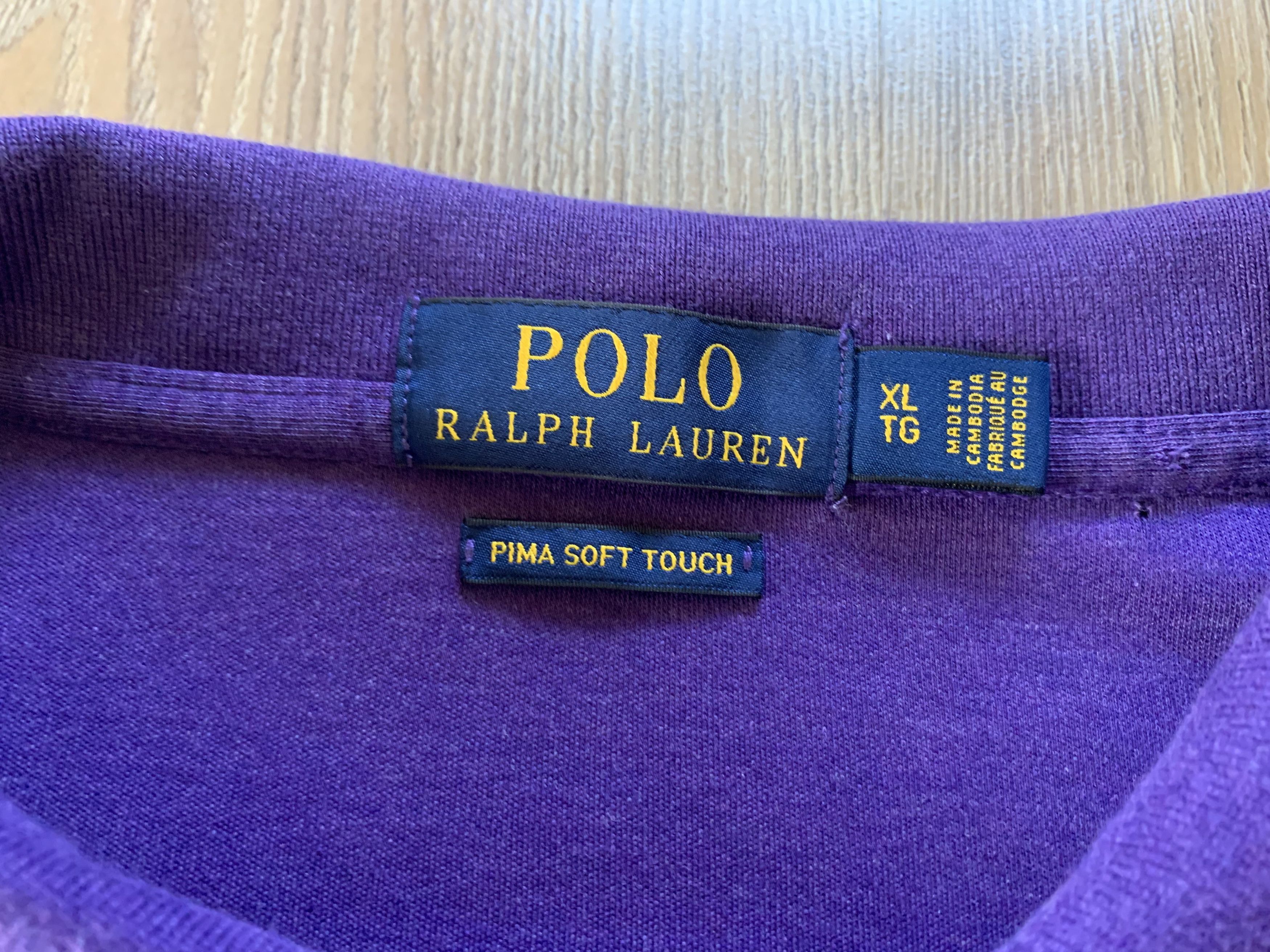 Polo Ralph Lauren × Ralph Lauren Vintage Polo Ralph Lauren Cotton Polo T-Shirt Size US XL / EU 56 / 4 - 6 Thumbnail
