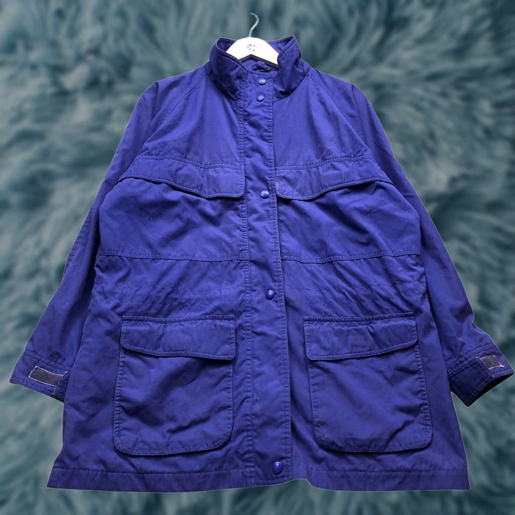 Eddie Bauer VINTAGE Eddie Bauer Parka Jacket Womens Large Purple Full Zip Pockets 90s Style Winter Coat Men/Women? Size L / US 10 / IT 46 - 1 Thumbnail