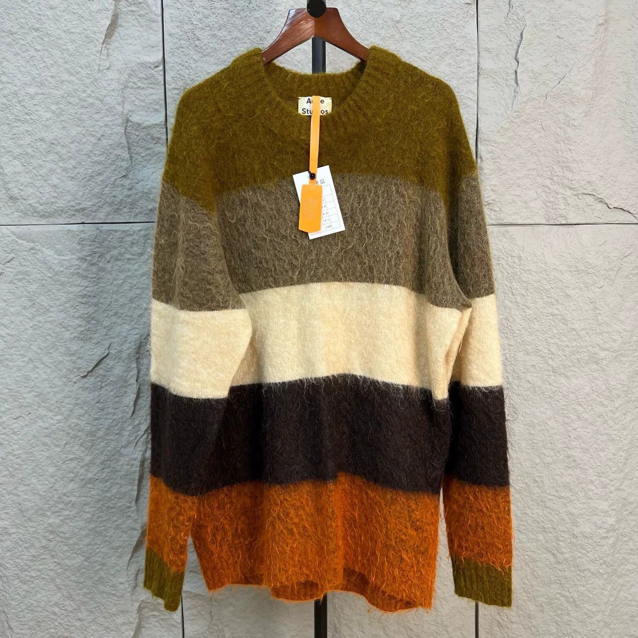 Acne Studios Acne Studios Mohair Sweater in Brown Size XXS / US 00 / IT 34 - 1 Thumbnail