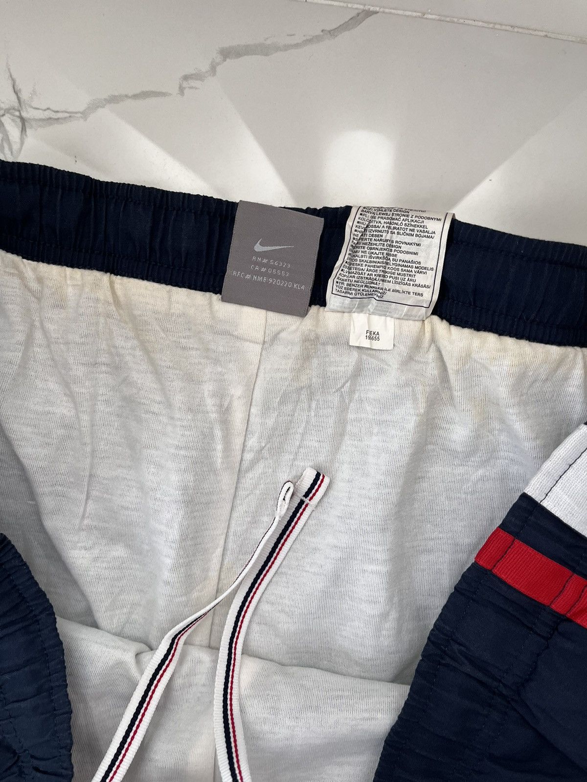 Nike 00’s NIKE SWOOSH LOGO BAGGY Y2K TRACK PANTS RARE GORPCORE Size US 36 / EU 52 - 4 Thumbnail