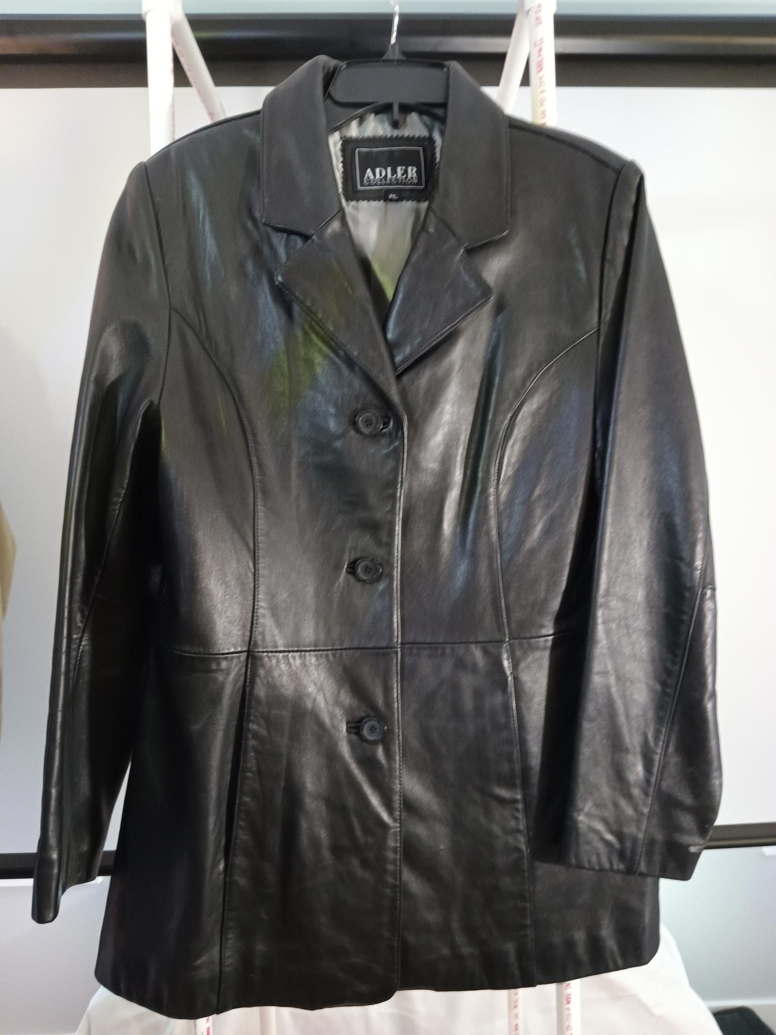 Designer ADLER Collection Women's Leather Coat Size L / US 10 / IT 46 - 3 Thumbnail