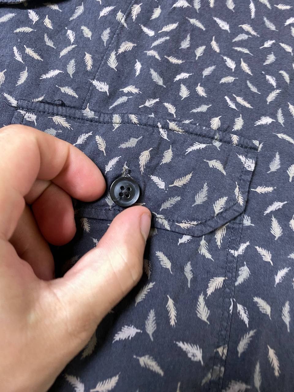 Allsaints × Vintage AllSaints Short Sleeve Abstract Print Button Up Down Shirt Size US M / EU 48-50 / 2 - 11 Thumbnail