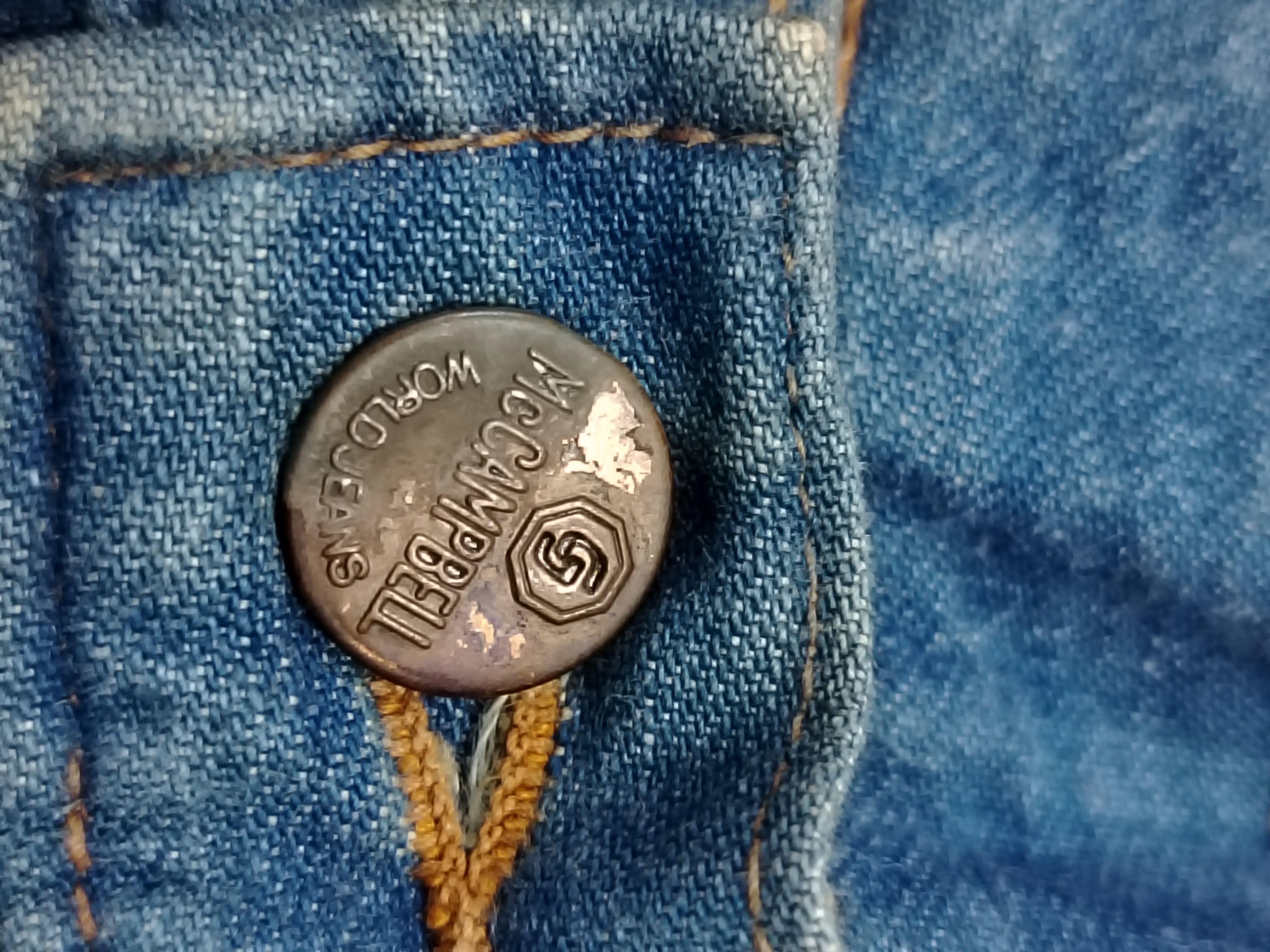 Vintage Vintage 80s McCampbell flare denim jeans Size 29" - 8 Thumbnail