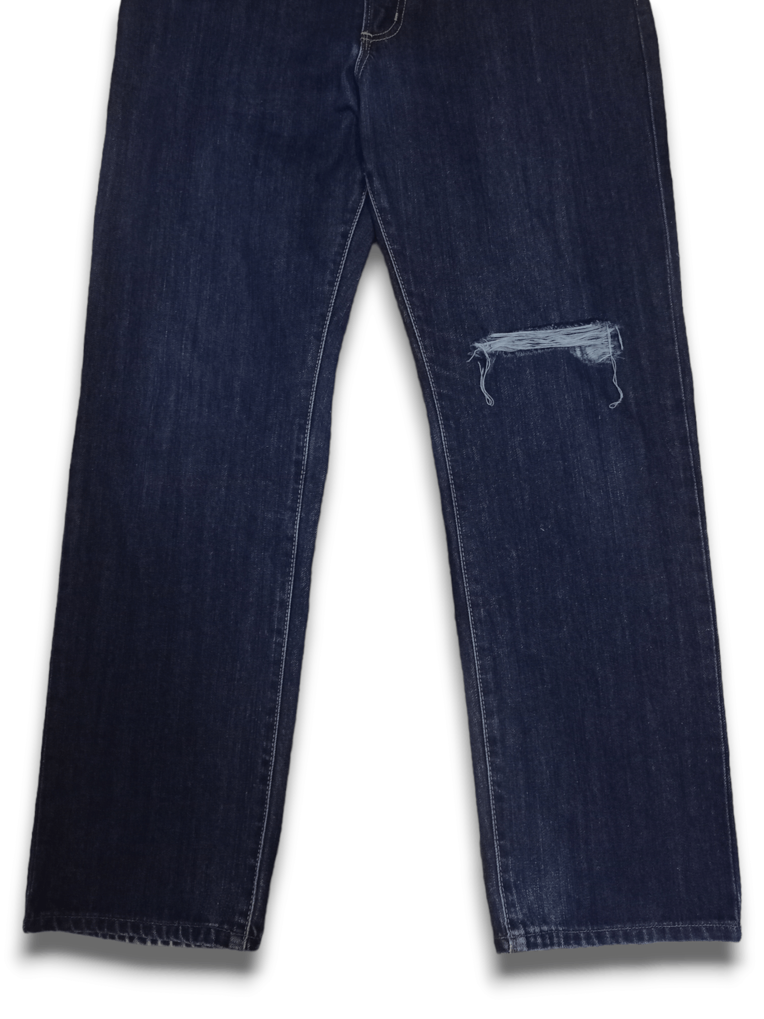Edwin Vintage Japanese EDWIN 404 Raw Denim Loose Jeans Size US 33 - 7 Thumbnail