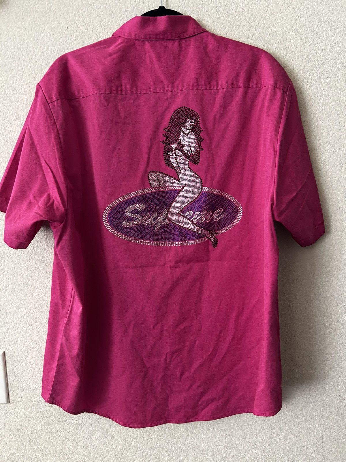 Supreme Supreme Rhinestone Pin Up S/S Work Shirt Size US L / EU 52-54 / 3 - 1 Thumbnail