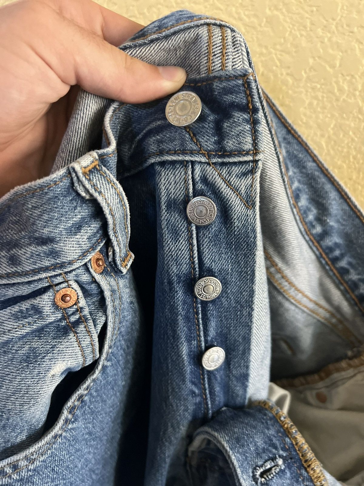 Levi's × Vintage Faded vintage Levi denim Size US 36 / EU 52 - 6 Thumbnail