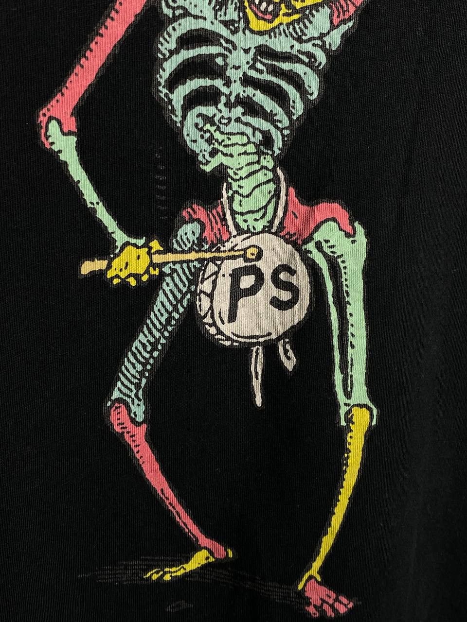 Paul Smith × Vintage Paul Smith Vintage T-Shirt Skeleton Scull Print Size US XL / EU 56 / 4 - 5 Thumbnail