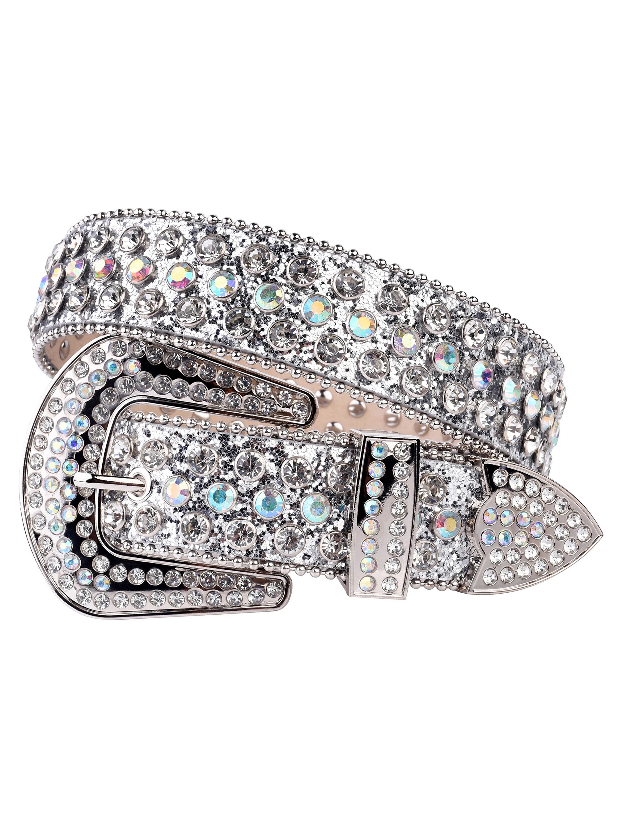 Japanese Brand Punk Rhinestone Crystal Belt Size ONE SIZE - 4 Thumbnail