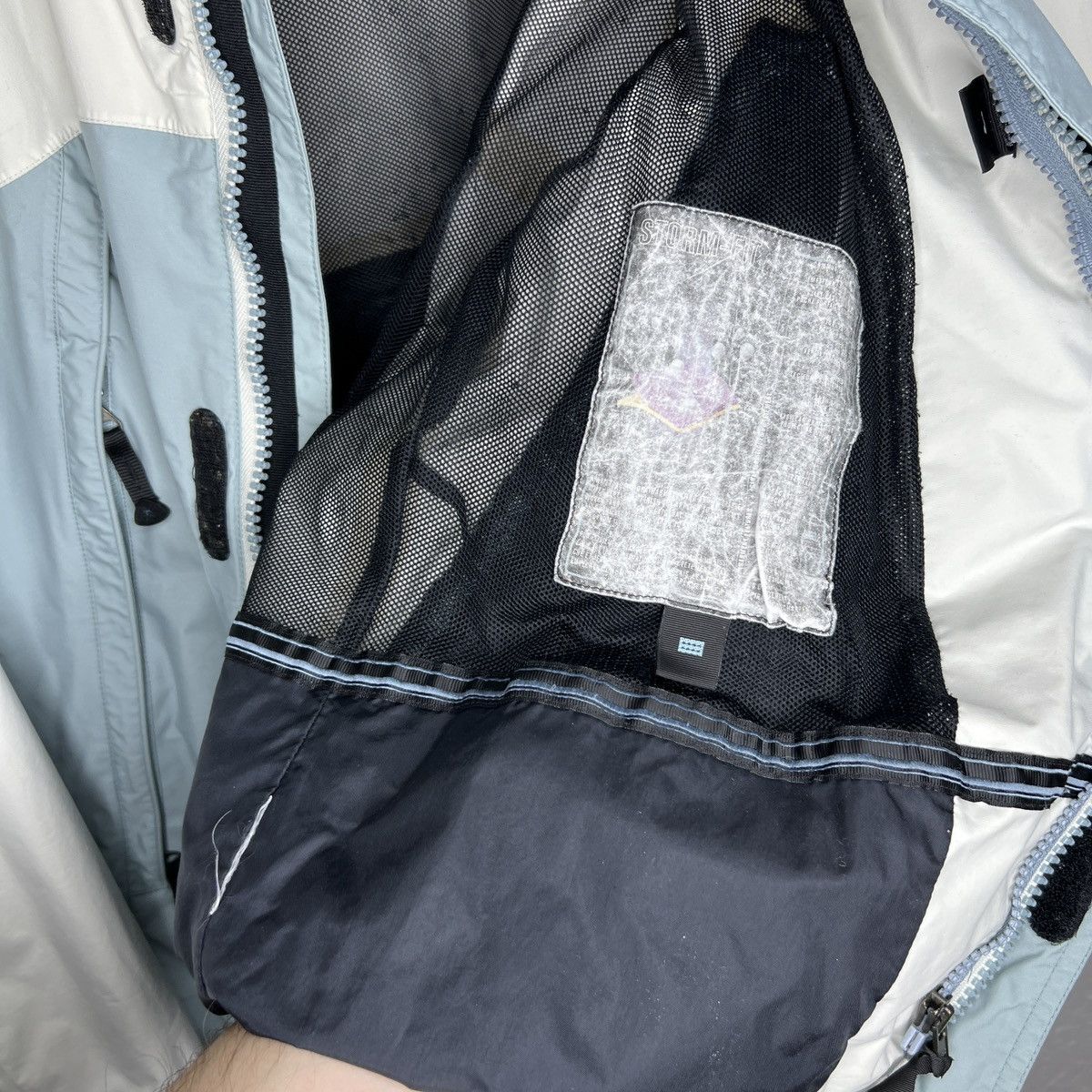 Nike × Nike ACG × Vintage Vintage Nike ACG Jacket Winter Ski Stormfit Blue White Logo Size US M / EU 48-50 / 2 - 8 Thumbnail