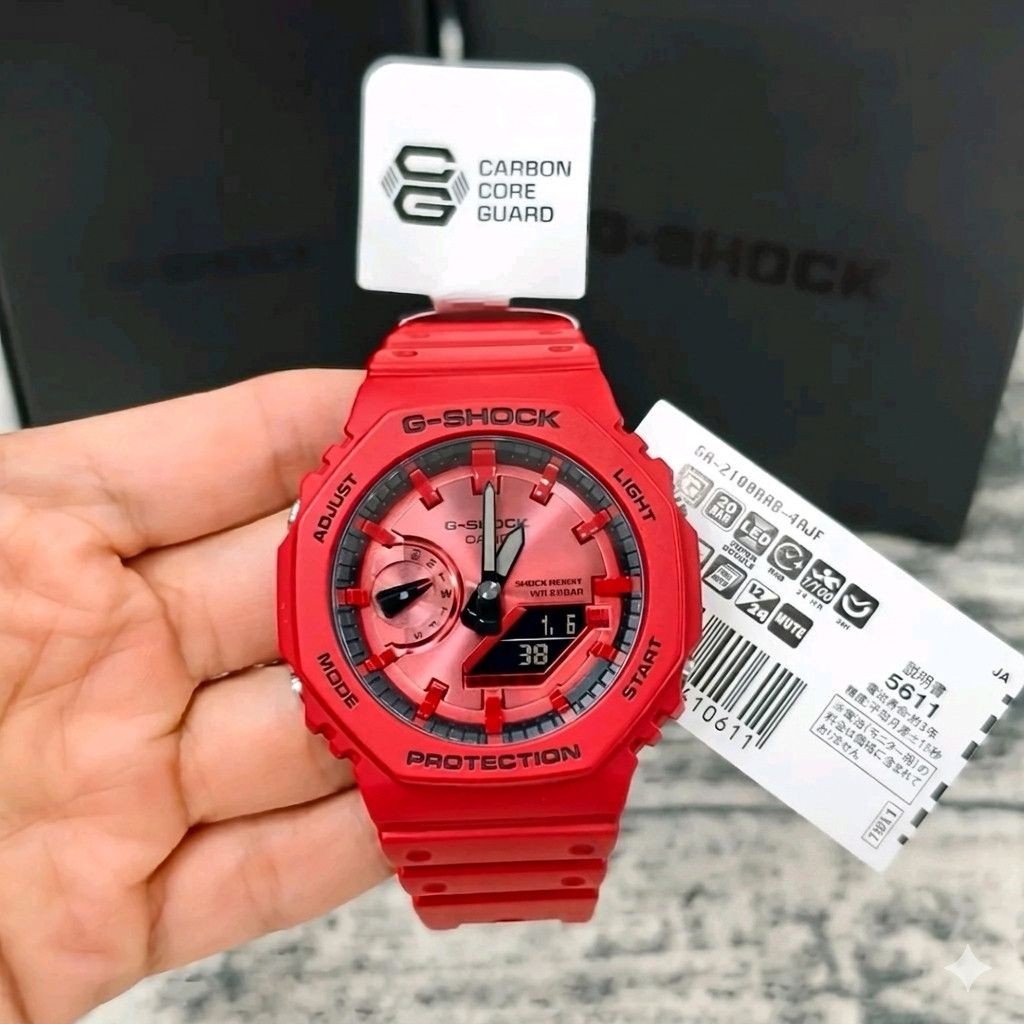 Casio Casio G Shock GA-2100RRB-4AJF Size ONE SIZE - 1 Thumbnail