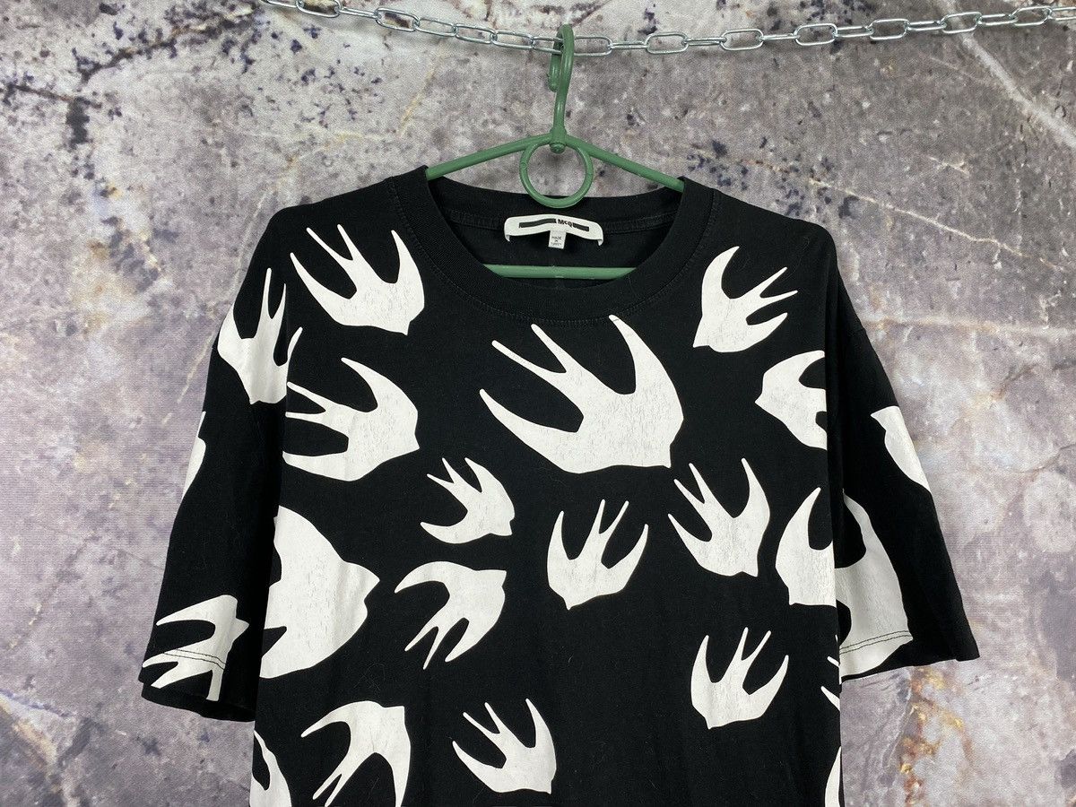 Alexander McQueen Men’s Alexander McQueen Birds T-Shirt Luxury Size Medium Size US M / EU 48-50 / 2 - 2 Thumbnail