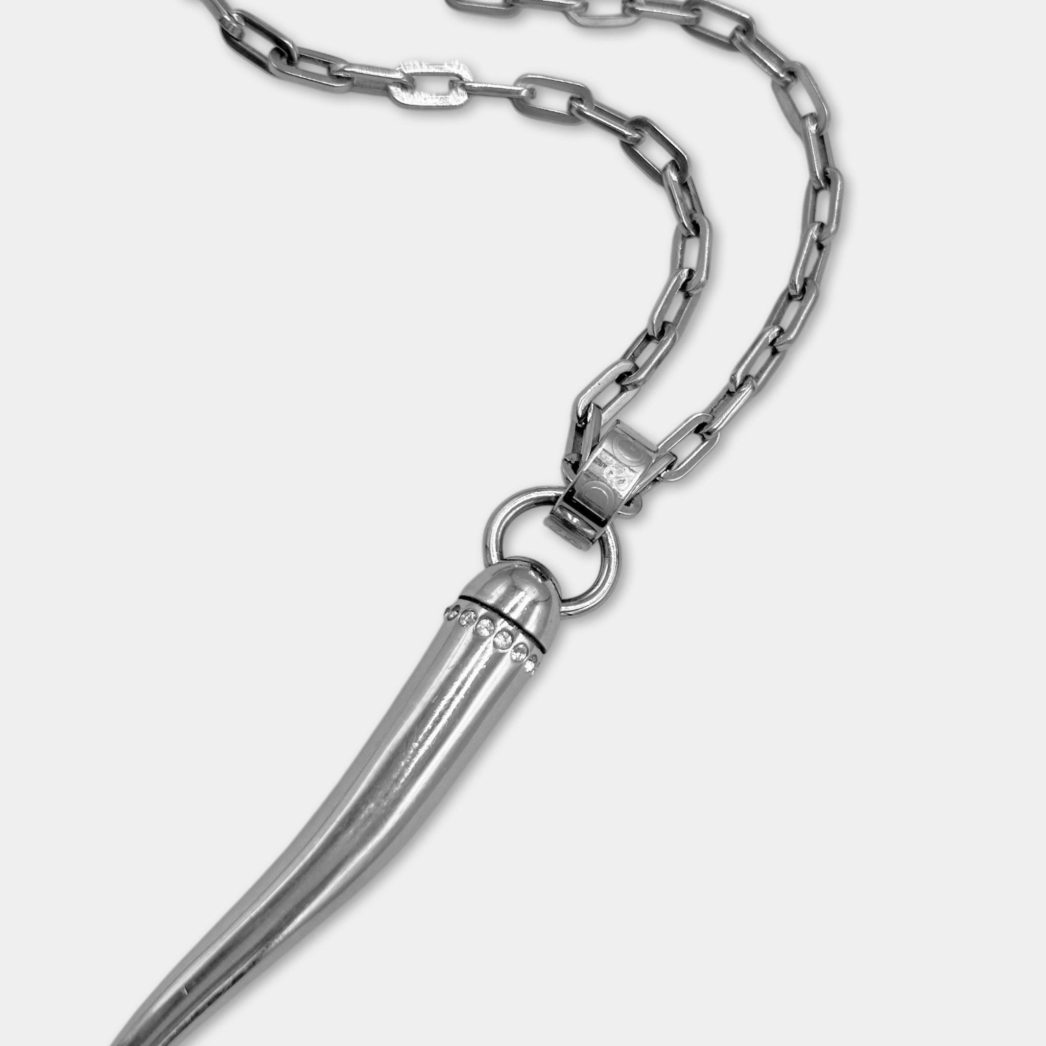 Dolce & Gabbana Dolce & Gabbana 2005 Italian Horn Metallic Pendant Size ONE SIZE - 3 Thumbnail