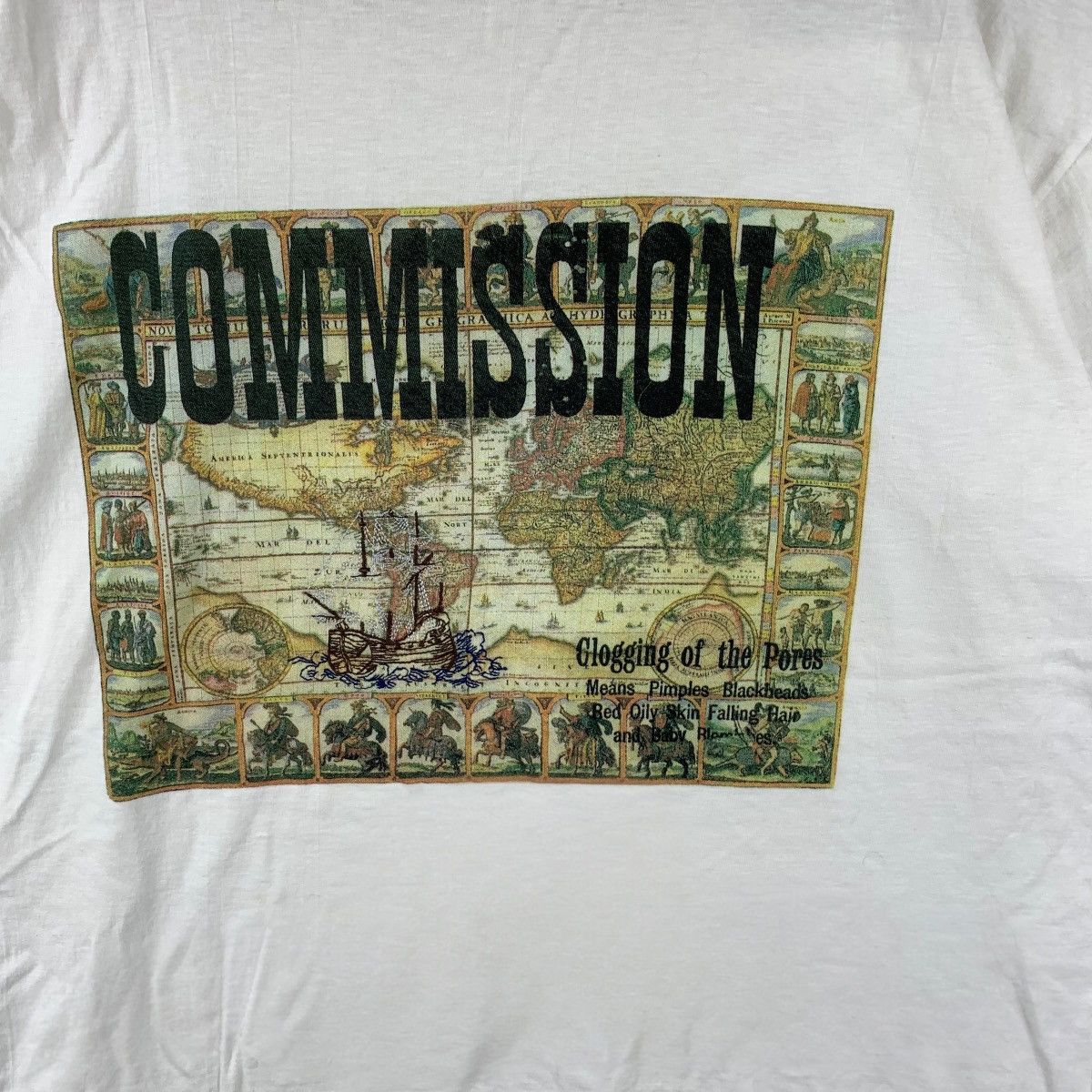 Vintage Vintage THE GREAT COMMISSION Clogging Of The Pores Tee Size M / US 6-8 / IT 42-44 - 4 Thumbnail