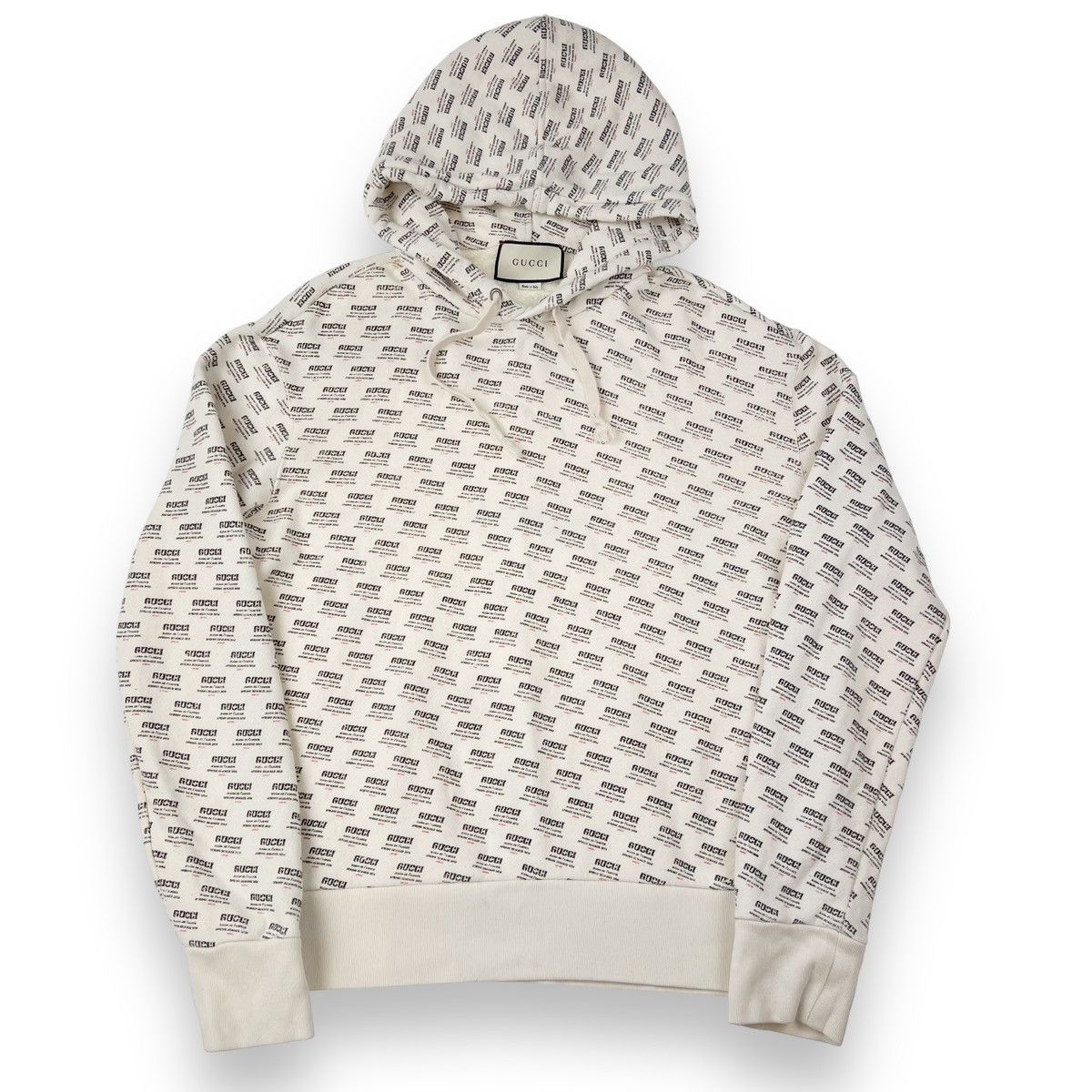 Gucci Gucci Hypnotism Stamp Print Hoodie Grailed