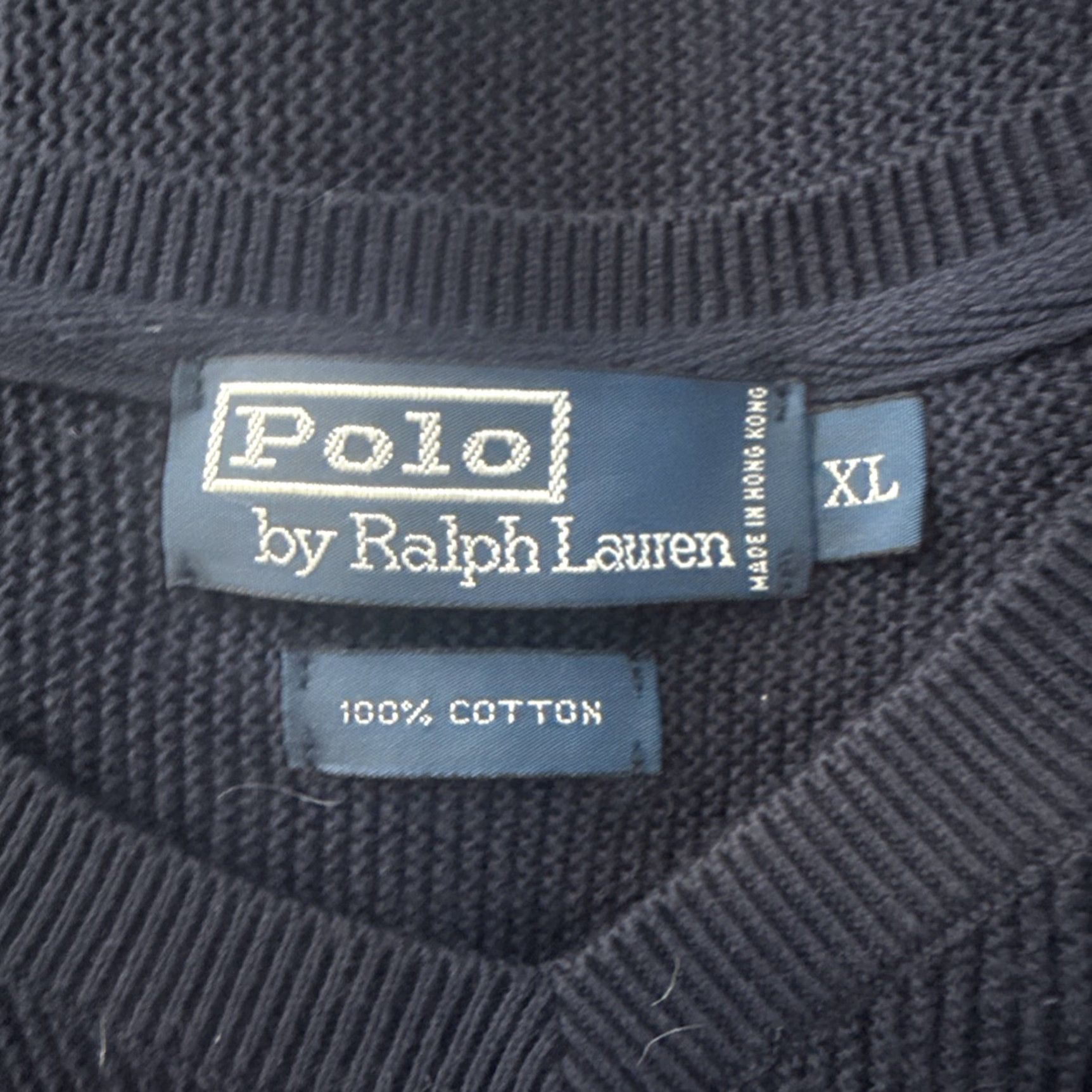 Polo Ralph Lauren Polo Ralph Lauren Sweater Men XL Blue 100% Cotton V-Neck Pullover Size US XL / EU 56 / 4 - 5 Thumbnail