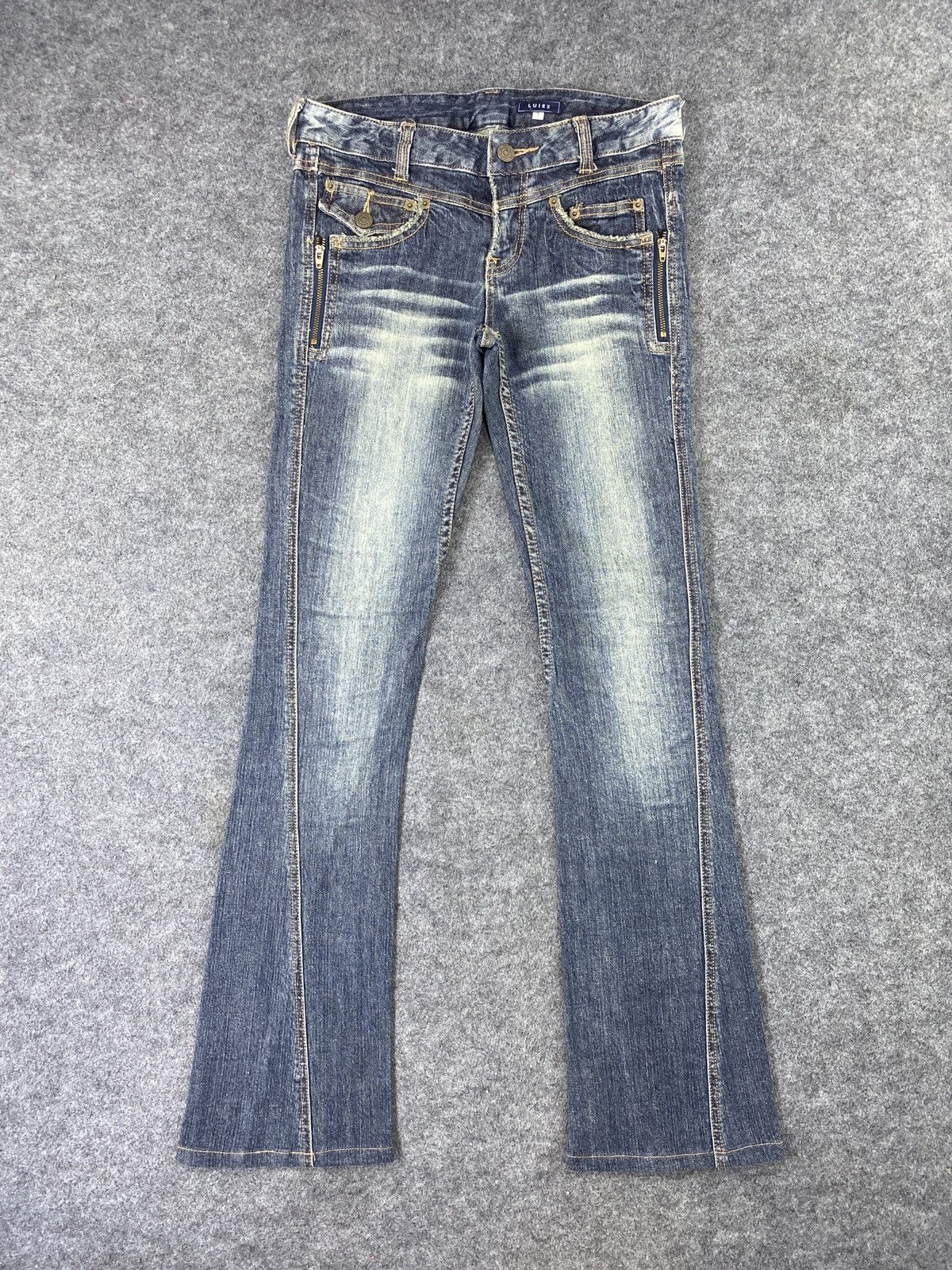 Japanese Brand × Jean Japanese Brand Luiez Wash Jeans - J1062 Size 28" / US 6 / IT 42 - 1 Thumbnail