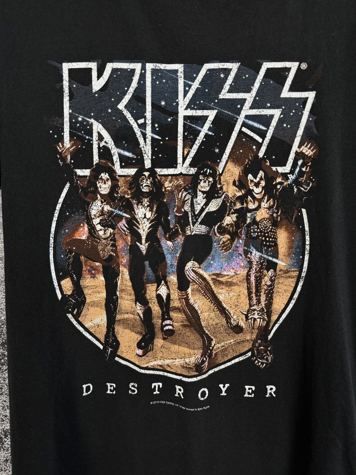 KISS Men’s Kiss Destroyer Vintage Tee Rock Band T-Shirt Size S Size US S / EU 44-46 / 1 - 6 Thumbnail