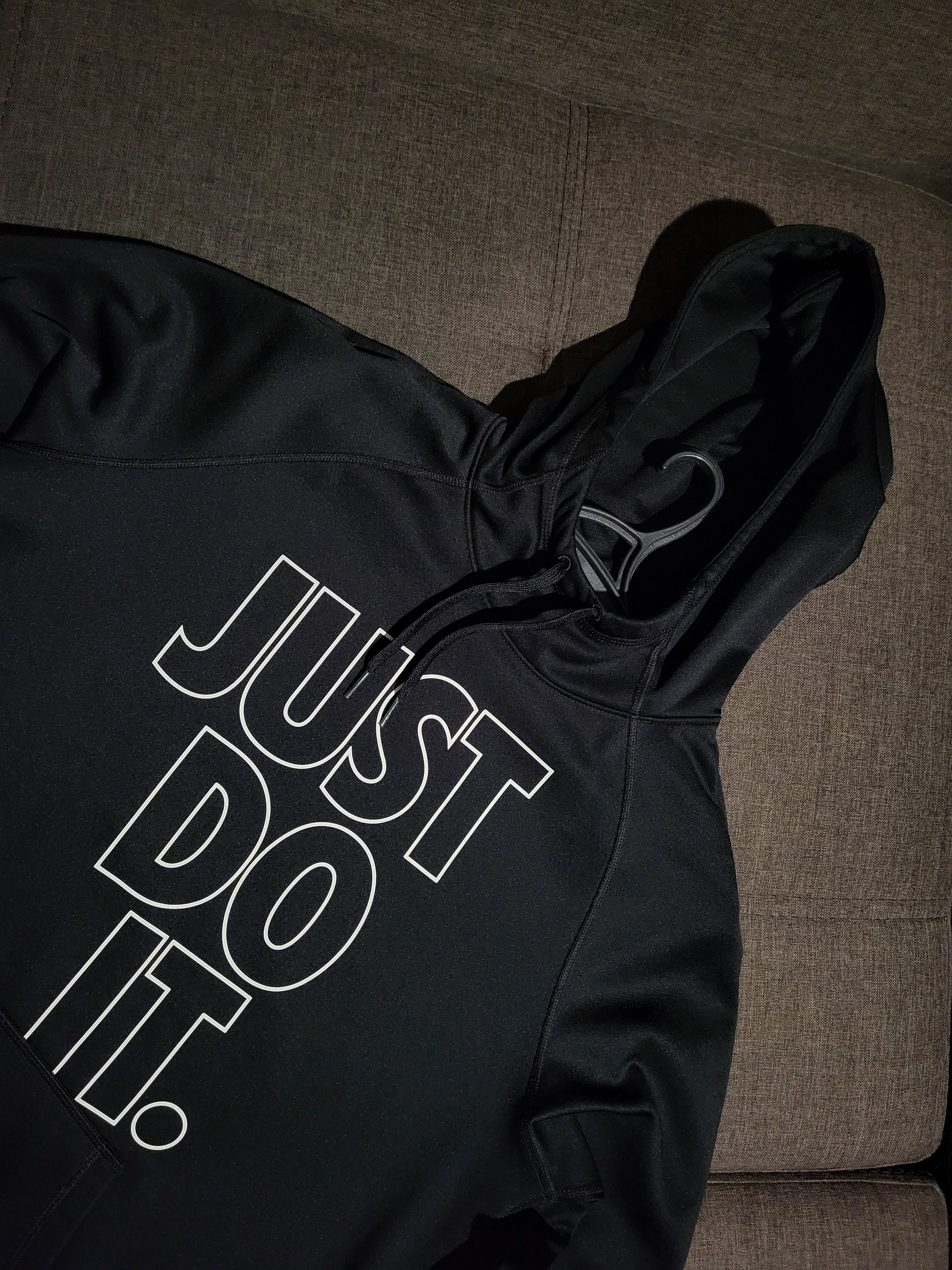Nike Vintage hoodie NIKE just do it Size L / US 10 / IT 46 - 3 Thumbnail