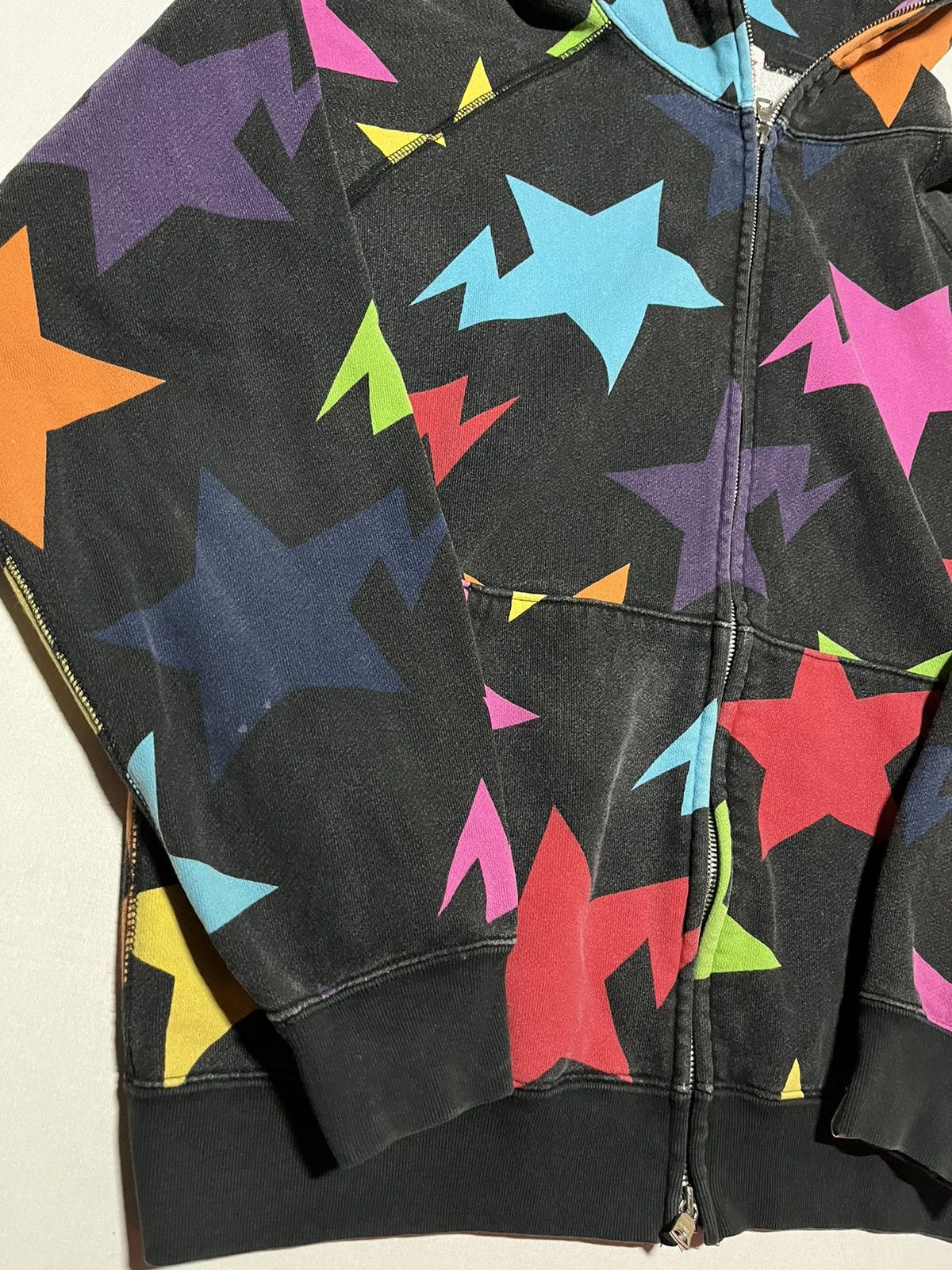 Bape × Nigo Sta Pattern Full Zip Hoodie Size US S / EU 44-46 / 1 - 3 Thumbnail