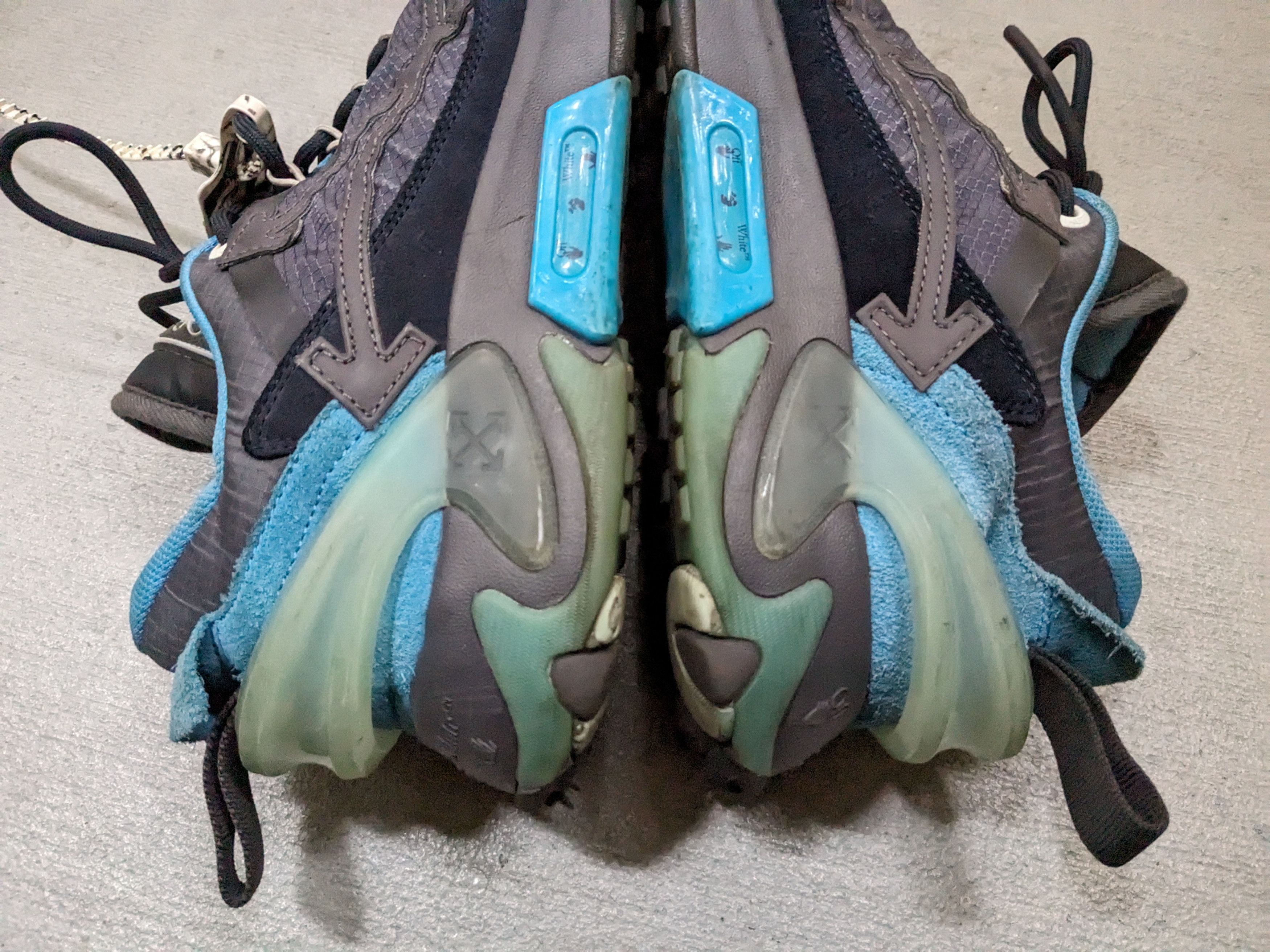 Off-White Off-White Odsy-2000 Sneakers Gray Blue Size 12 45 Size US 12 / EU 45 - 11 Thumbnail