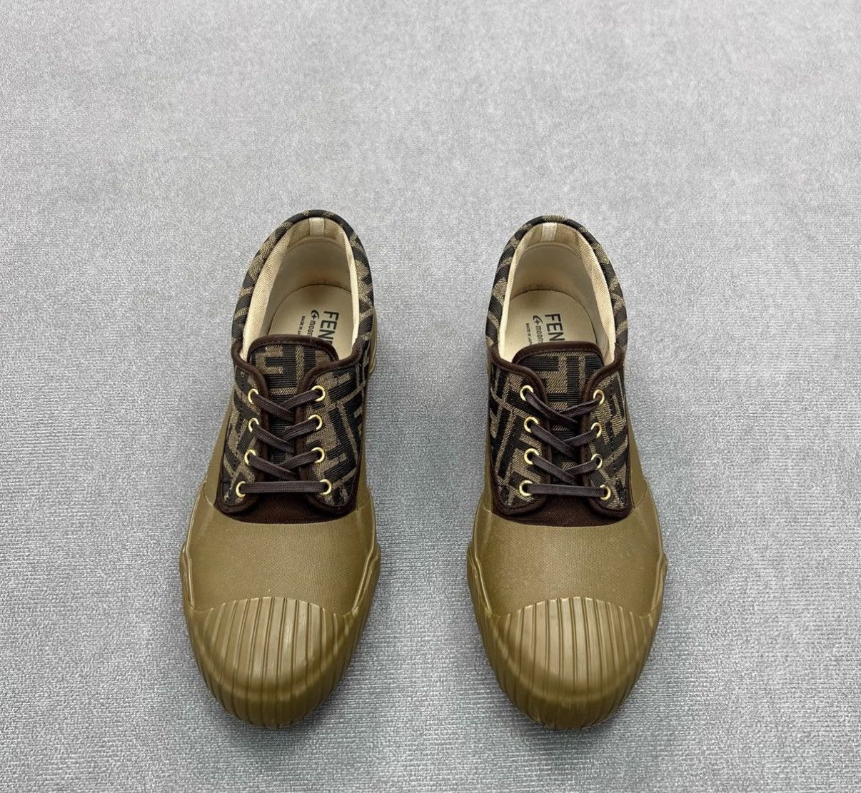 Fendi Fendi x Moonstar Collaboration Monogram Rubber Shoes Size US 10 / EU 43 - 1 Thumbnail