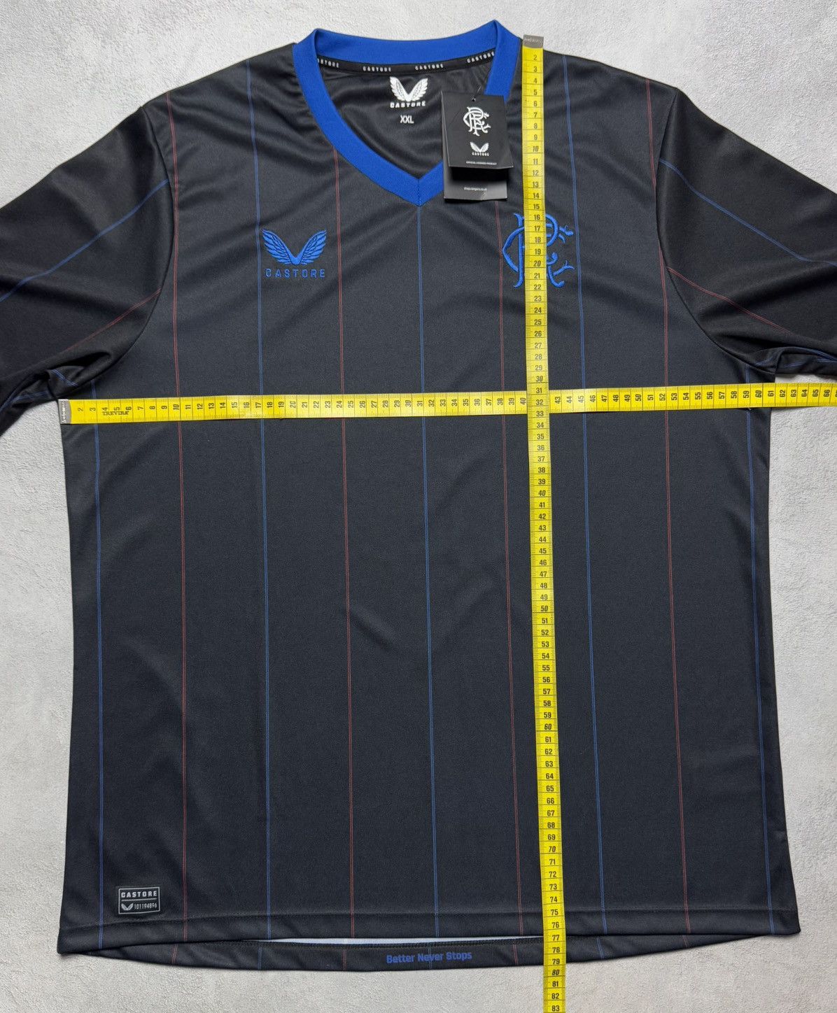 Castore Glasgow Rangers 2022 2023 Football Shirt Jersey Castore Size US XXL / EU 58 / 5 - 13 Thumbnail