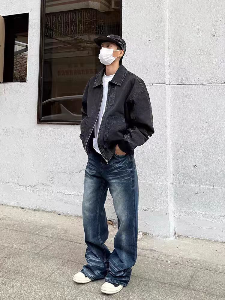 Designer × Jean × Vintage Vintage wash Y2K micro flare baggy jeans Size US 34 / EU 50 - 3 Thumbnail
