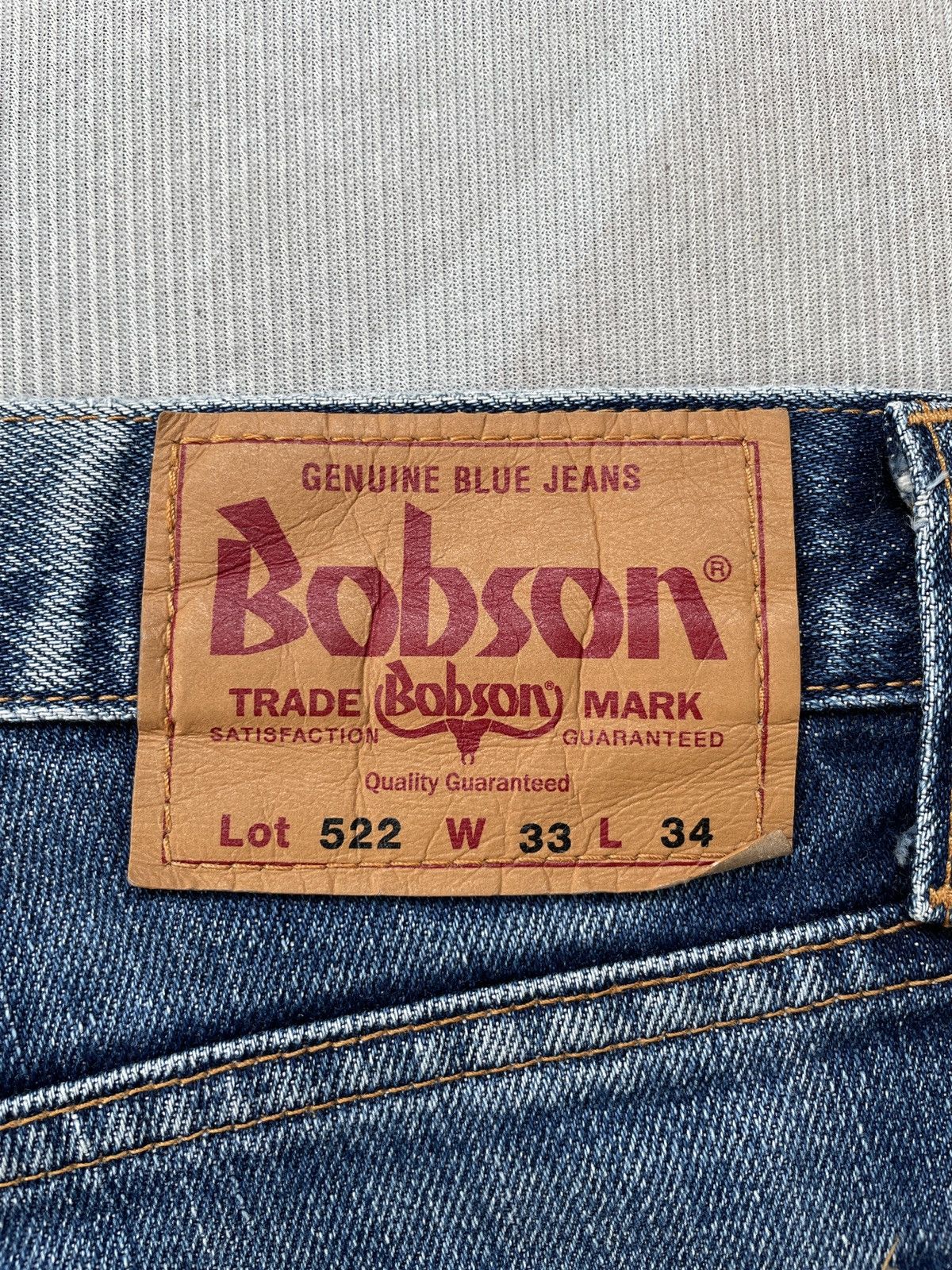 Japanese Brand Bobson Jeans (LG135) Size US 32 / EU 48 - 13 Thumbnail