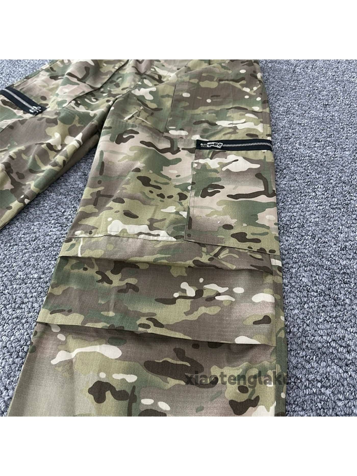 Designer × Japanese Brand × Vintage utility military outdoor loose pleated cargo pants Size US 32 / EU 48 - 5 Thumbnail
