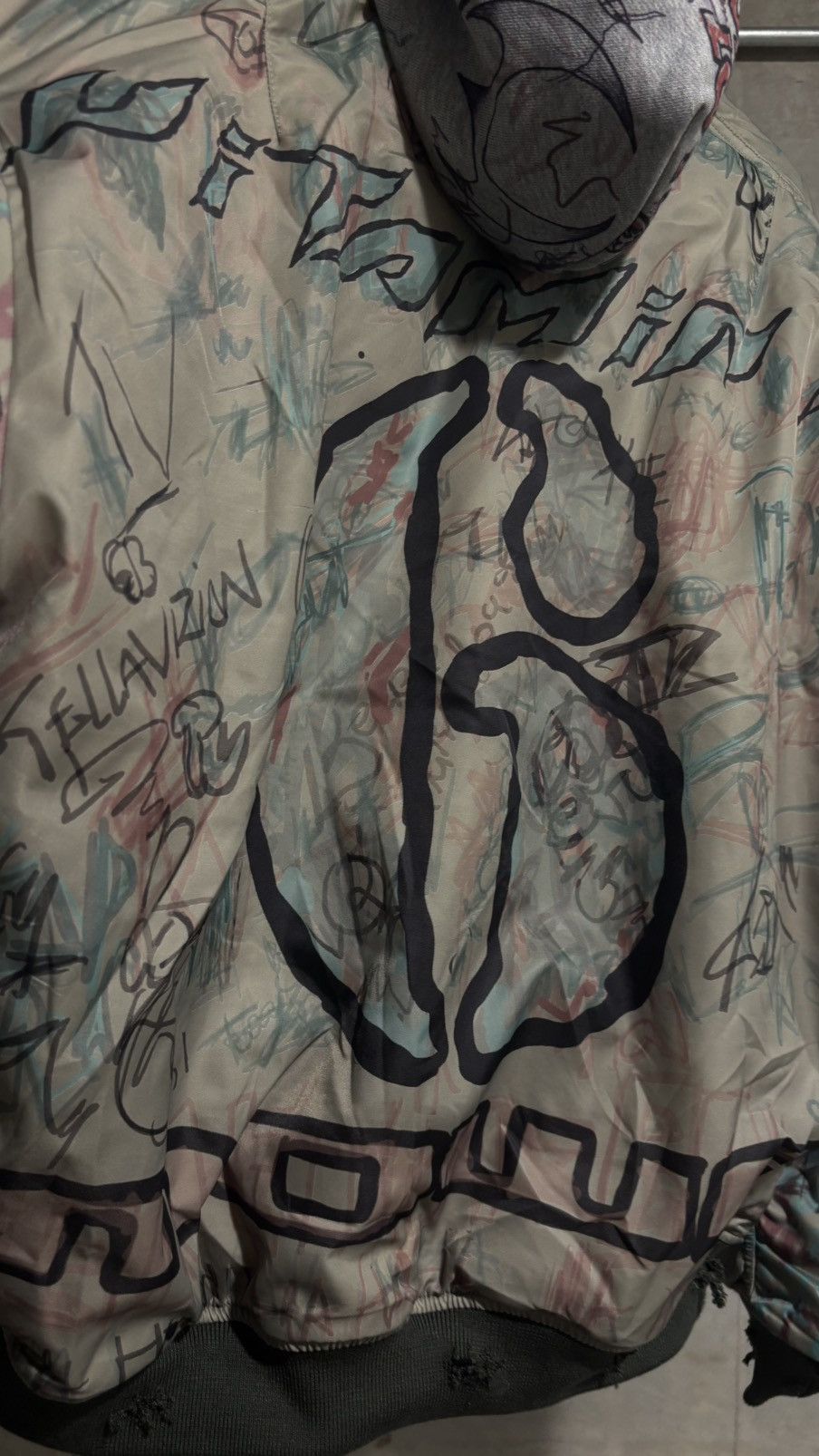 Mowalola Mowalola Graffiti Bomber Size US L / EU 52-54 / 3 - 9 Thumbnail
