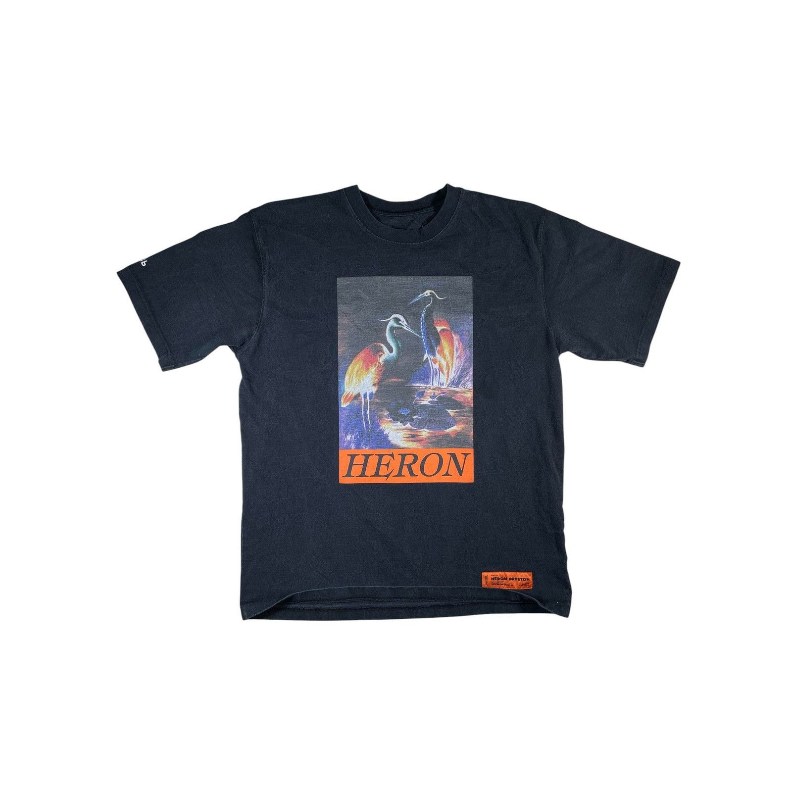 Heron Preston Heron Preston 'Swan ' Navy Wash Tee Size US L / EU 52-54 / 3 - 1 Thumbnail