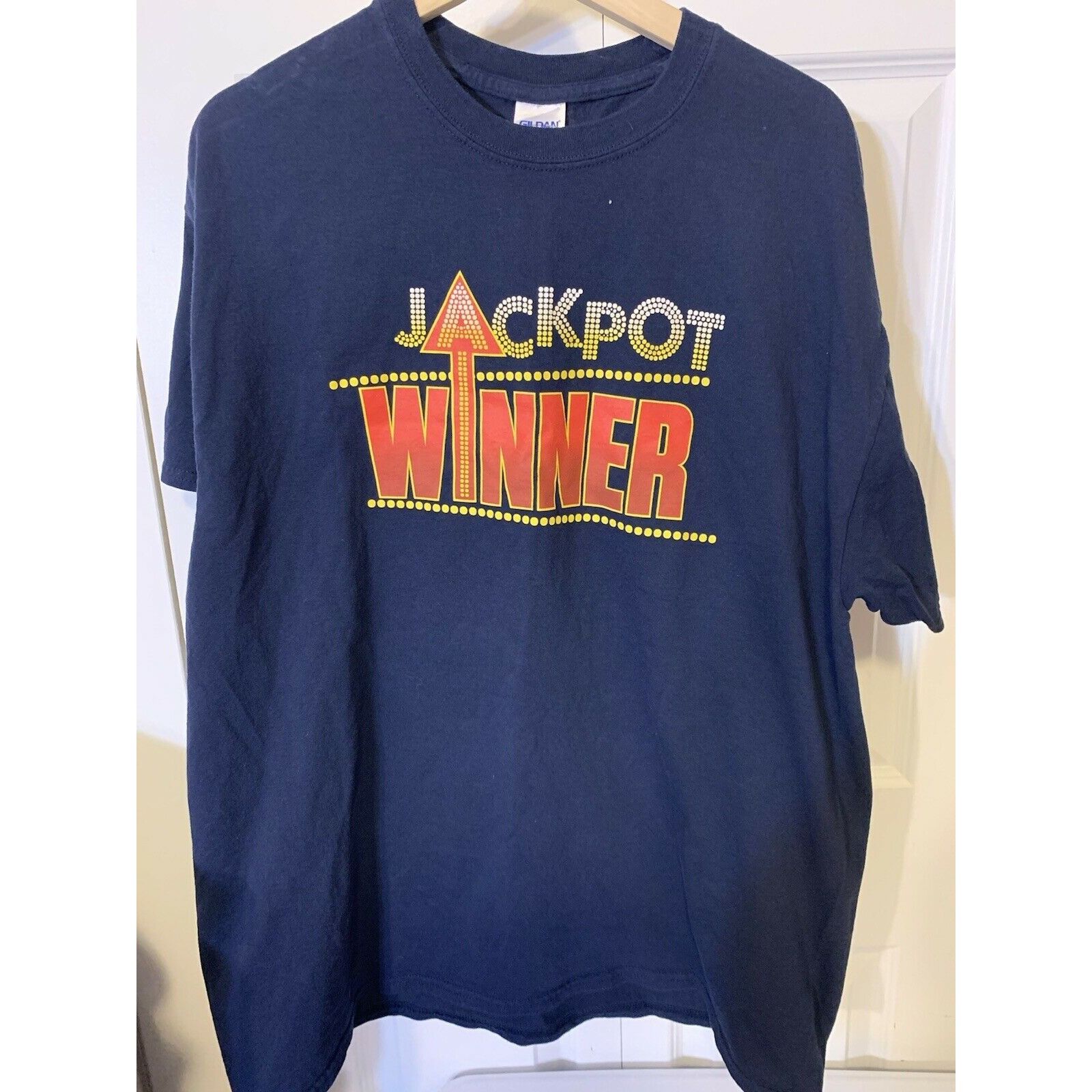 Gildan Isle of Capri Casino Navy T-Shirt Jackpot Winner Size 2XL BL Size US XXL / EU 58 / 5 - 1 Thumbnail