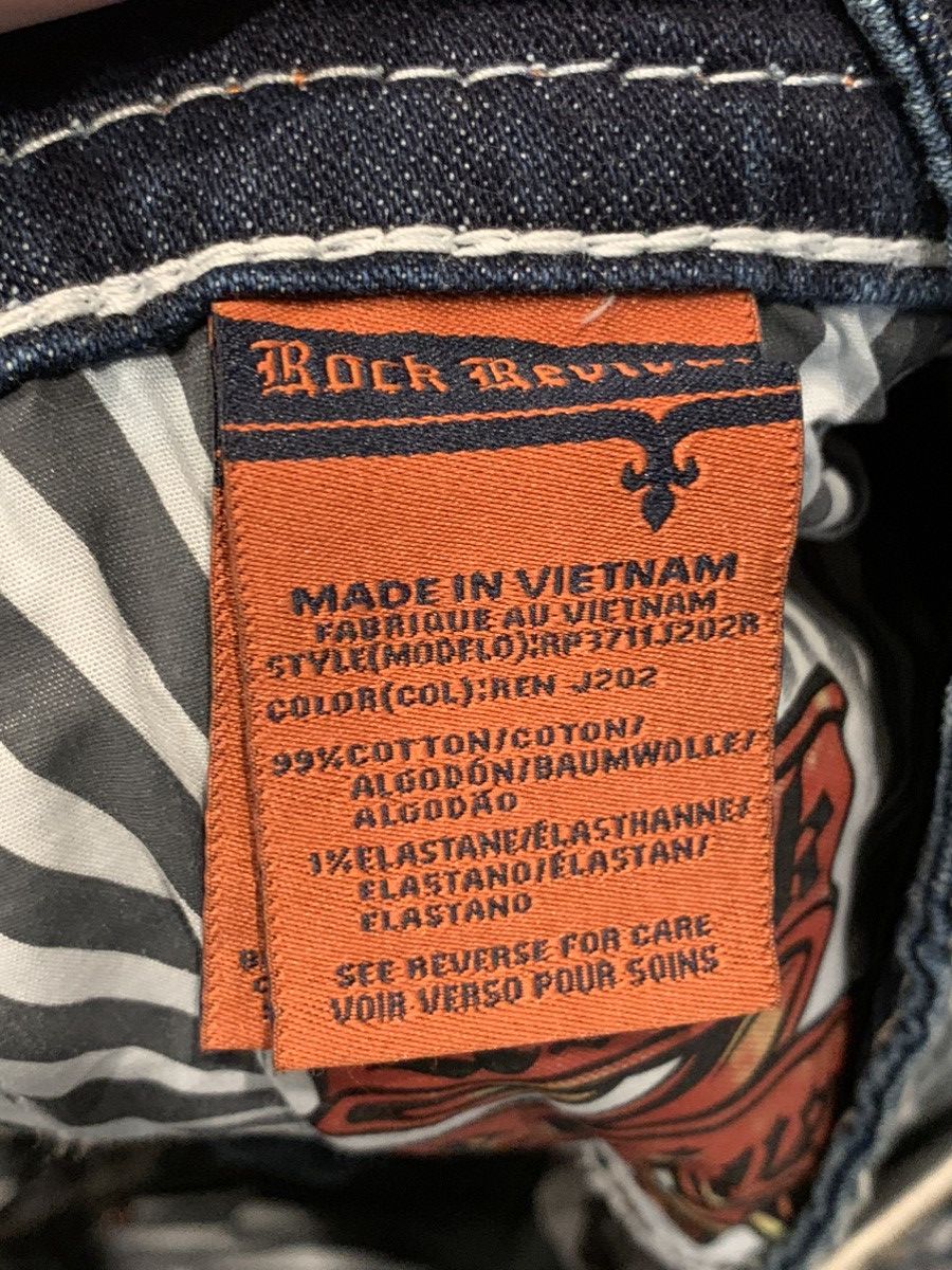 Rock Revival *RARE* New Rock Revival Ren Flared Straight Denim Jeans - 42 Size US 42 / EU 58 - 12 Thumbnail