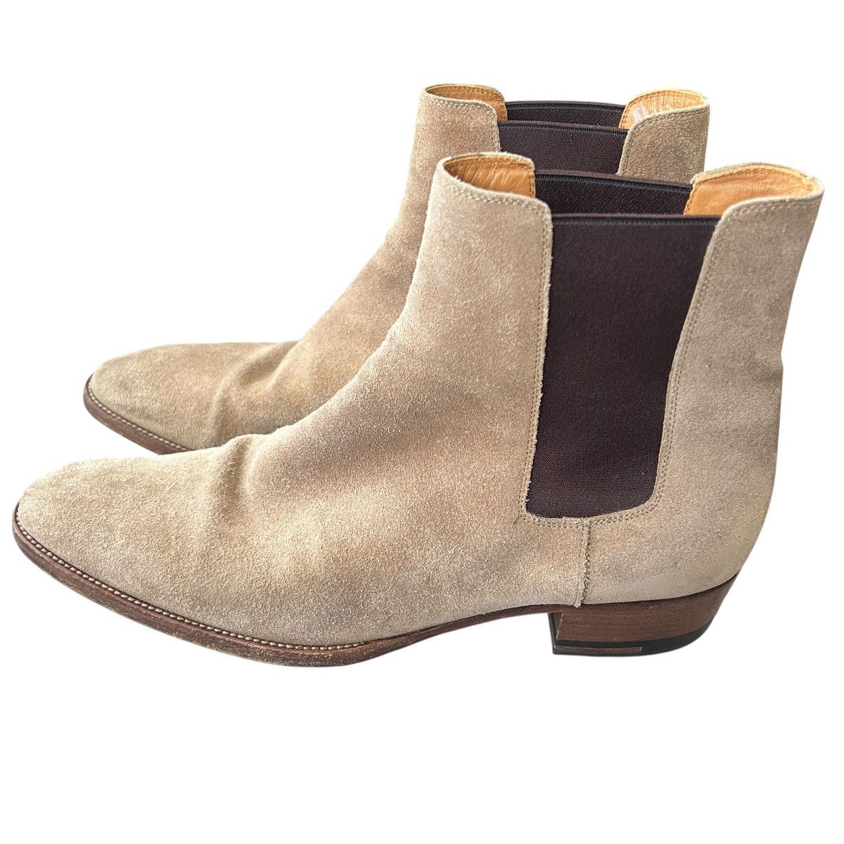 Saint Laurent Paris SAINT LAURENT BY HEDI SLIMANE Suede Leather Chelsea Boots 44 Size US 11 / EU 44 - 2 Thumbnail