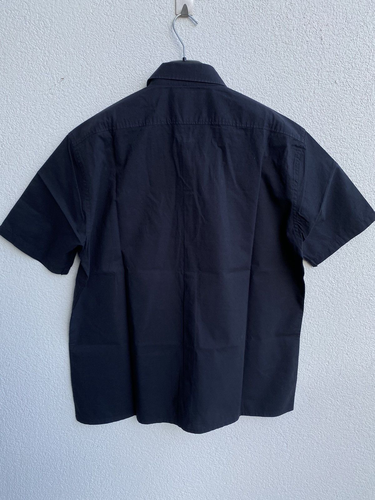 Yves Saint Laurent Black YSL Shirt Short Sleeve Button Up Collar Vintage y2k Size US XL / EU 56 / 4 - 12 Thumbnail