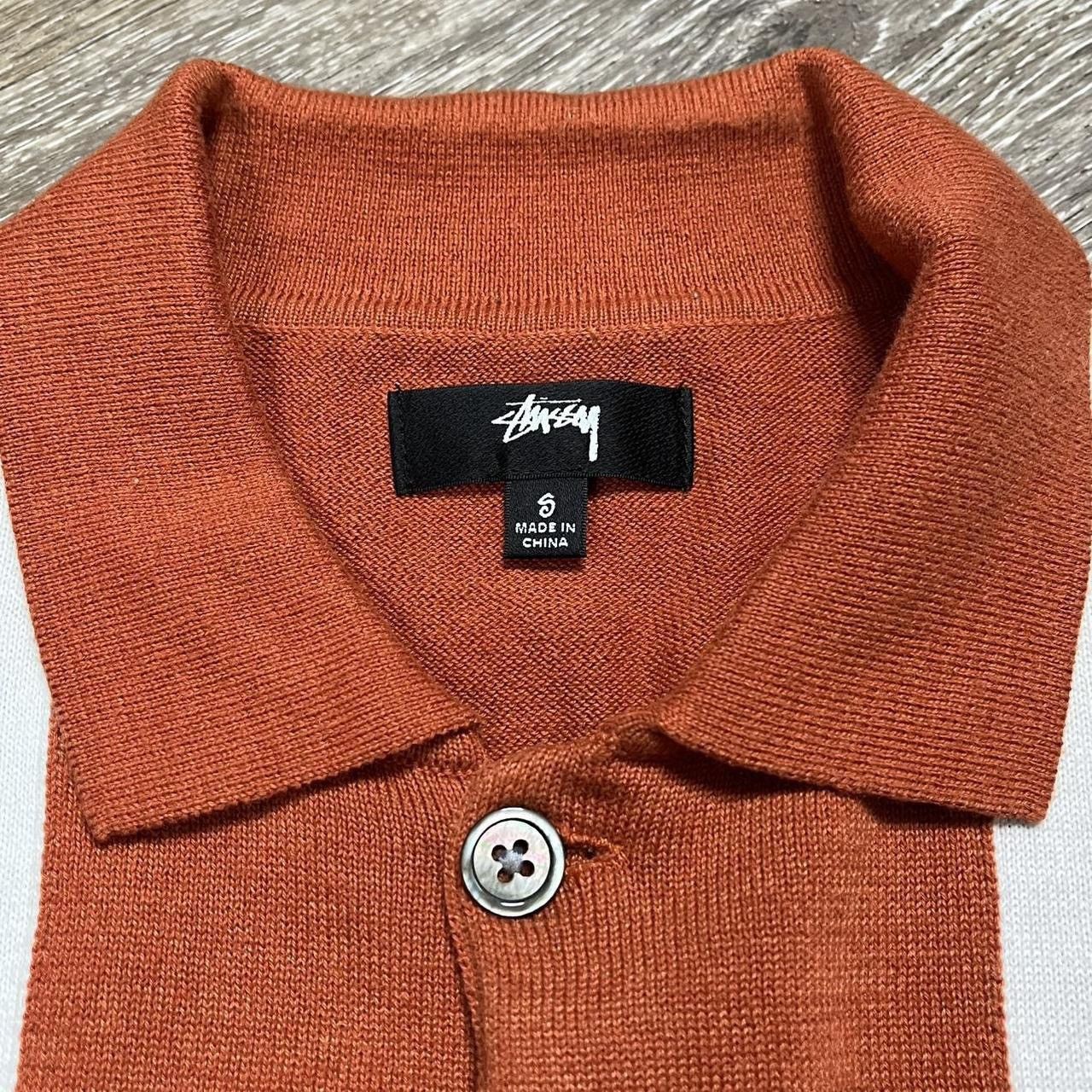 Stussy stussy color block burnt orange cardigan Size US S / EU 44-46 / 1 - 4 Thumbnail