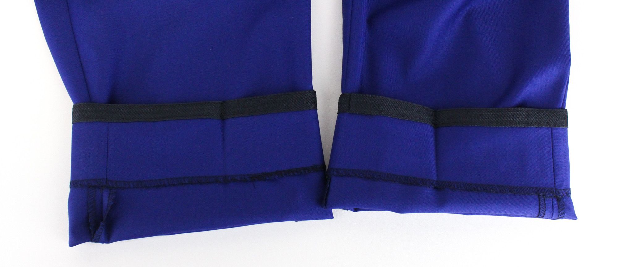 Suitsupply LAZIO UK44S Blue Wool Pleated Trousers 66757 Size US 44 / EU 60 - 9 Thumbnail
