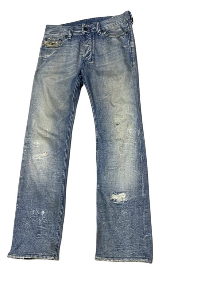 Diesel Vintage Diesel Industry Straight Leg Jeans Distressed Style Size US 30 / EU 46 - 3 Thumbnail
