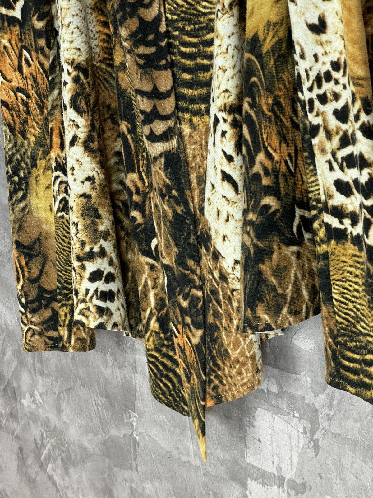 Vintage Avant Garde Y2K Style Leopard Sweater Cardigan Size L / US 10 / IT 46 - 8 Thumbnail