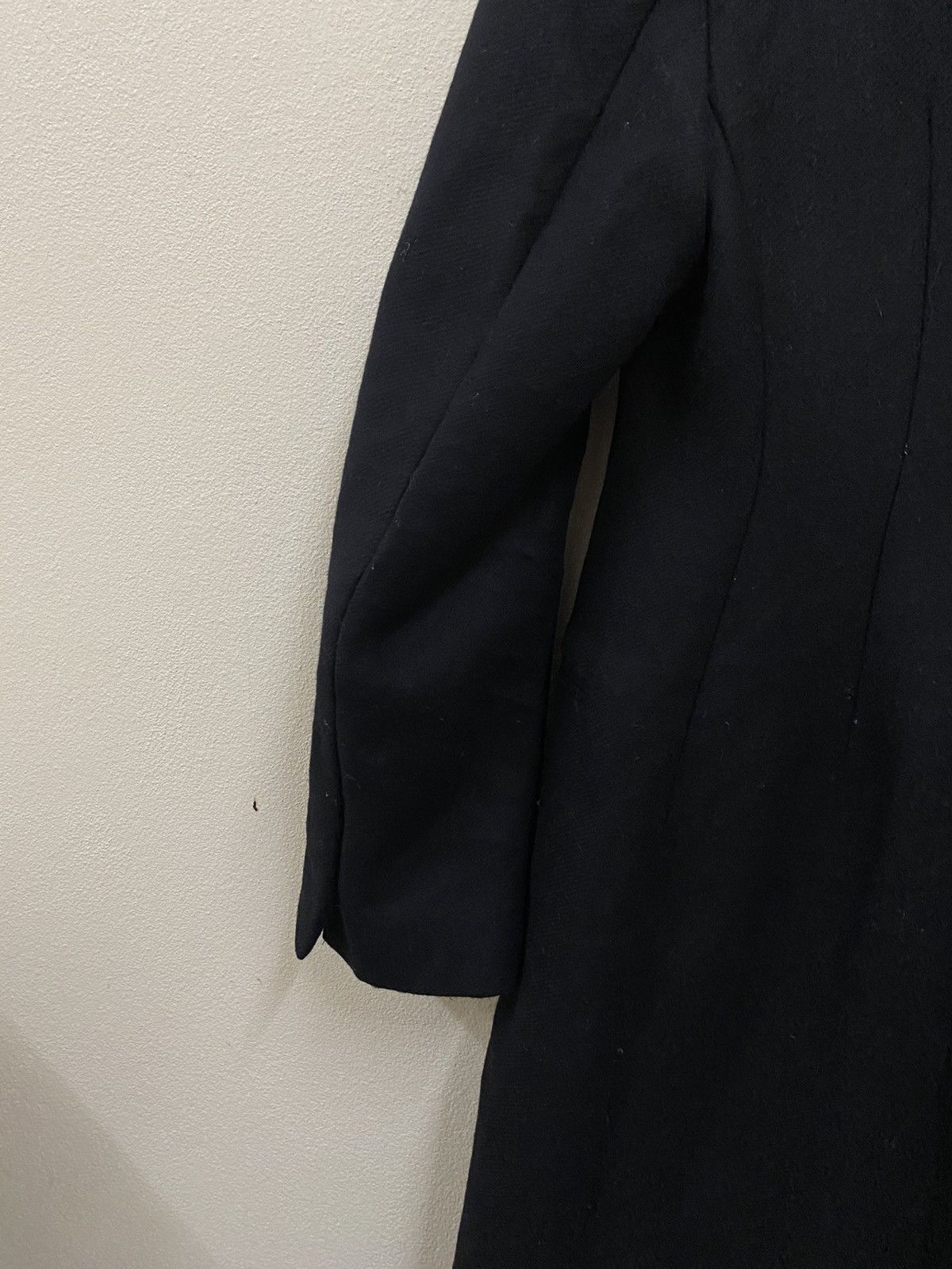 Cos Cos Black Wool Coat Jacket Size XS / US 0-2 / IT 36-38 - 4 Thumbnail