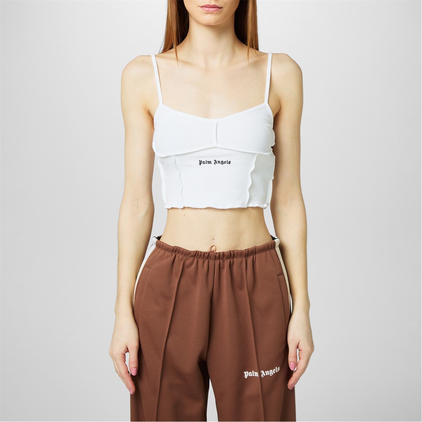 Palm Angels o1g2r1mq0325 Tank Top in White Size M / US 6-8 / IT 42-44 - 3 Thumbnail