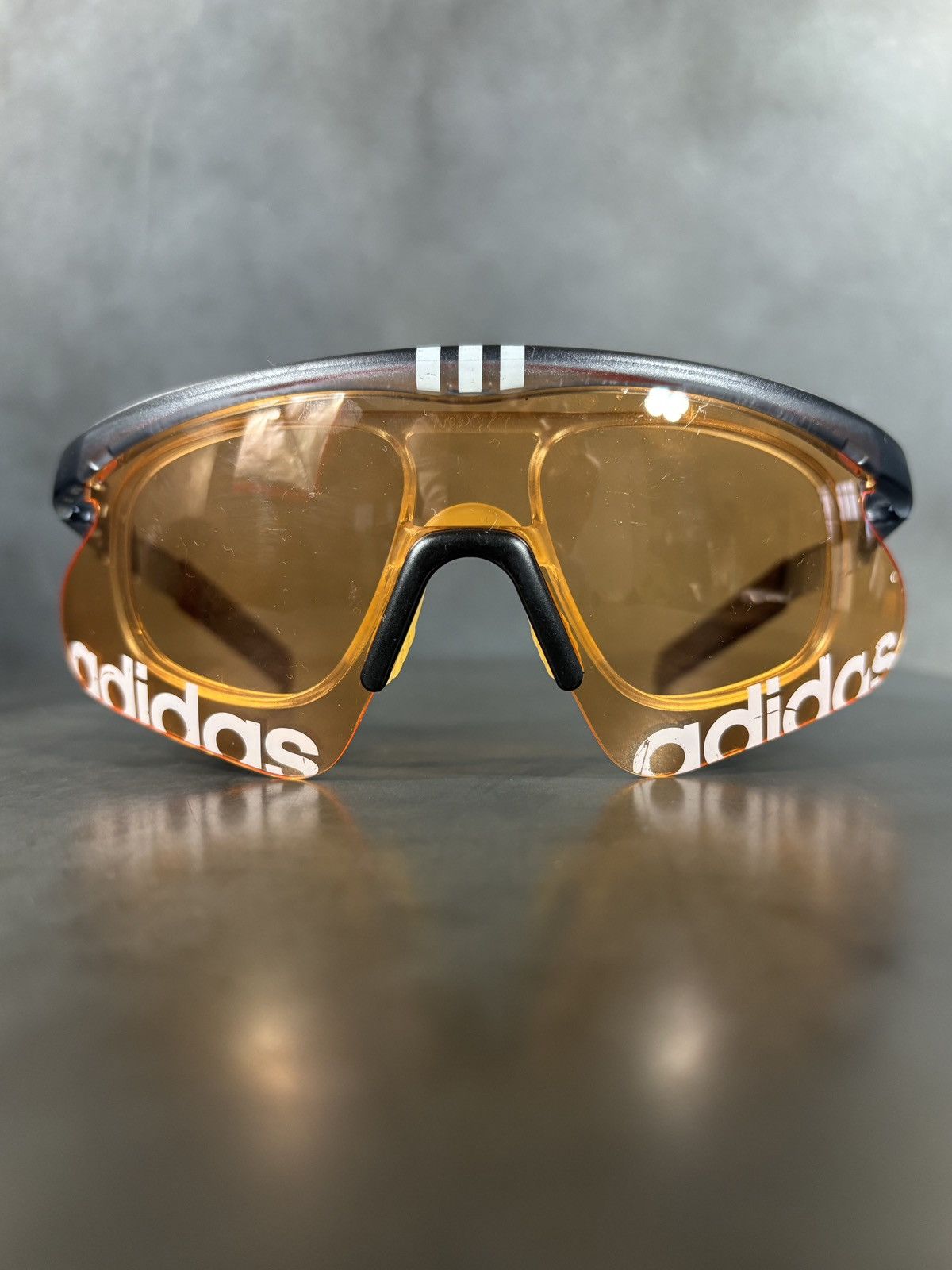 Adidas 1990s Adidas EQT Sunglasses Vintage Sport Shield Equipment Size ONE SIZE - 1 Thumbnail