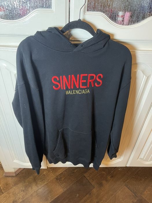 Balenciaga hoodie sinners hot sale