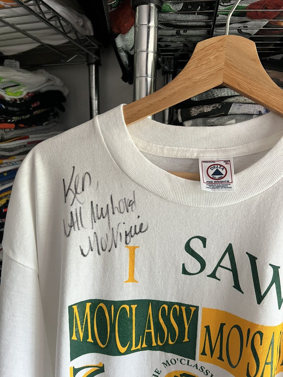 Delta 90s Mo’nique Mo’Classy Mo’Sassy Tour Signed Comedian Tee Size US XL / EU 56 / 4 - 3 Thumbnail