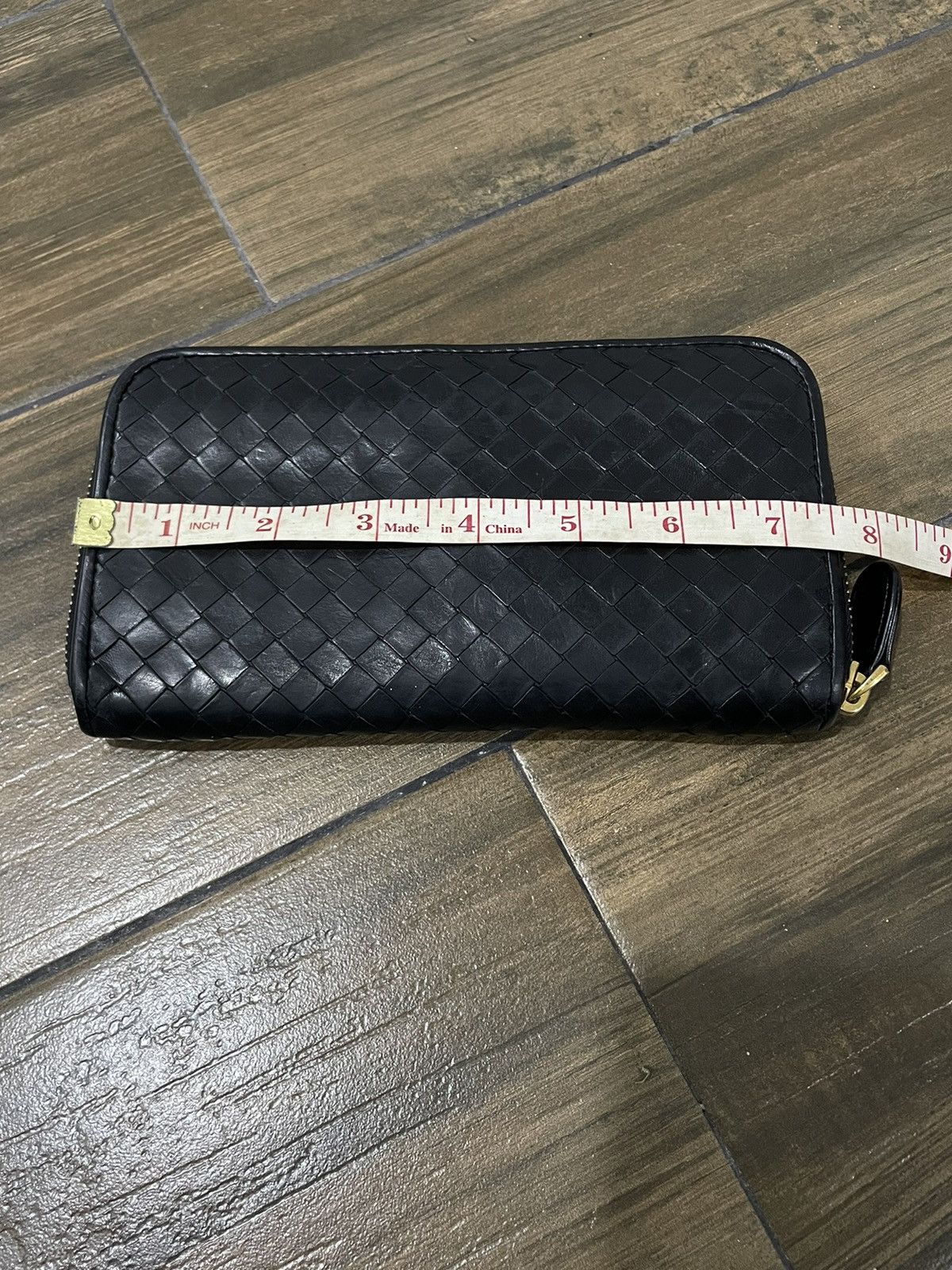 Bottega Veneta Bottega Veneta Black Intrecciato Leather Zip Wallet Size ONE SIZE - 10 Thumbnail