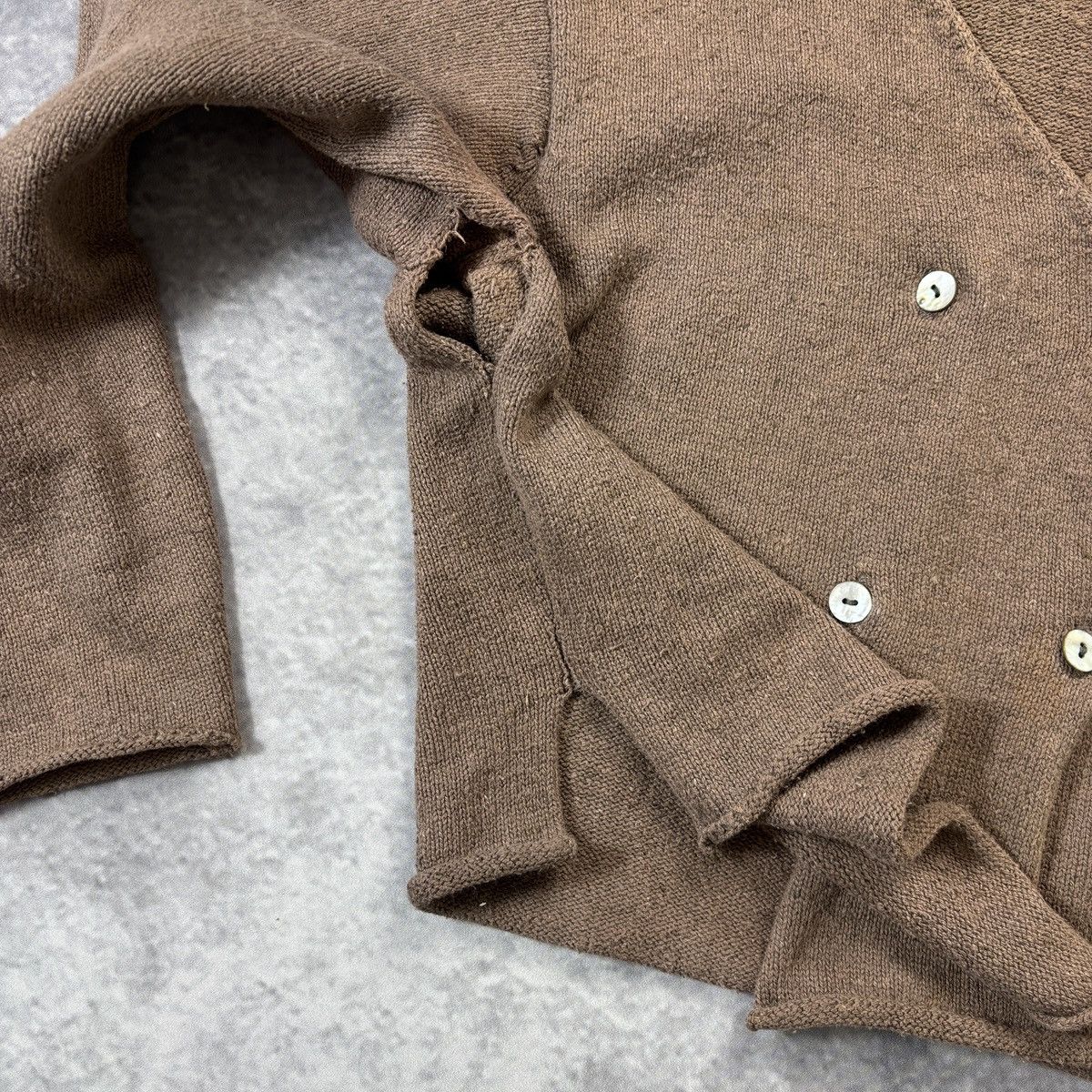 FCUK × French Connection × Vintage 1980s Vintage French Connection Sweater 1970s FCUK Cropped Size M / US 6-8 / IT 42-44 - 13 Thumbnail