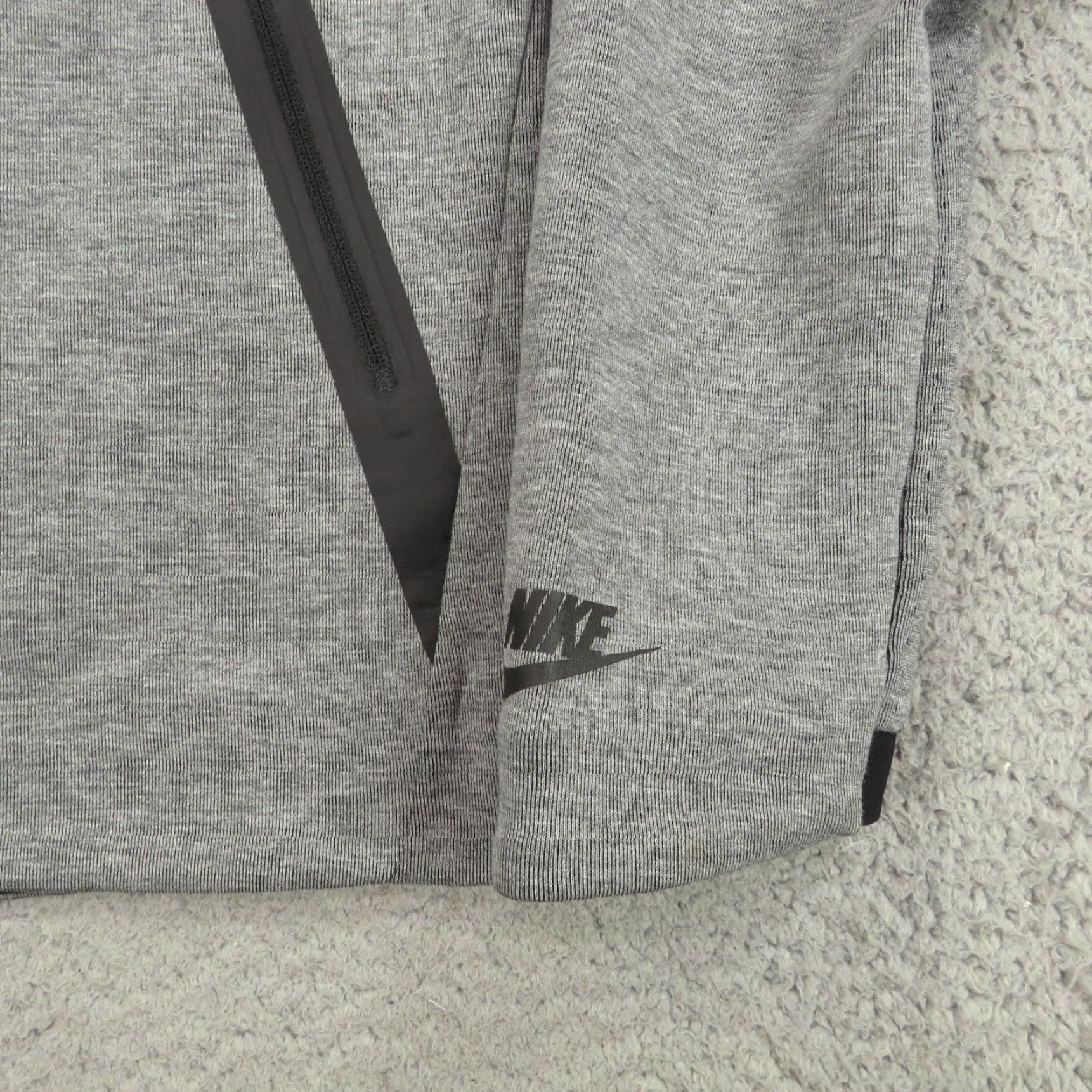 Nike Nike Jacket Mens XL Tech Fleece Full Zip Heather Grey NSW Band Collar Size US XL / EU 56 / 4 - 3 Thumbnail