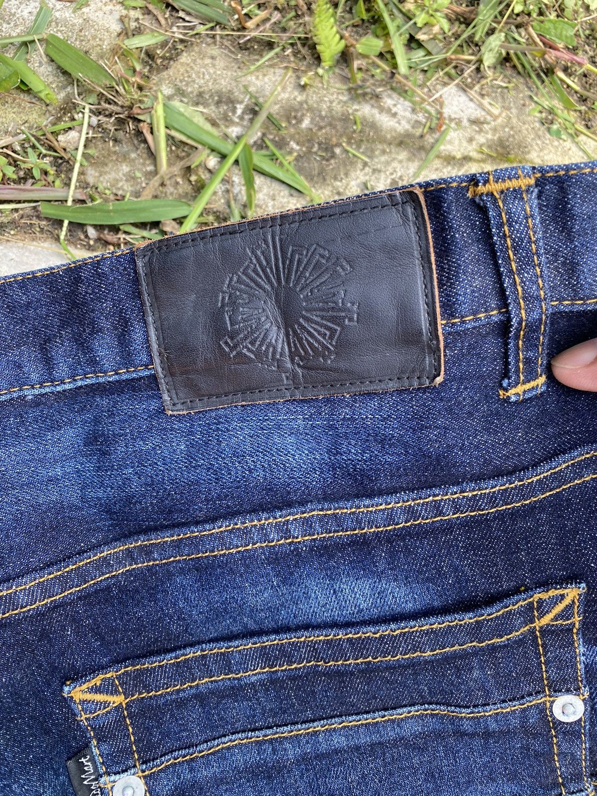 Tornado Mart 🔥 Made in Japan 🔥 Vintage Tornado Mart Denim Pants Size US 35 - 8 Thumbnail