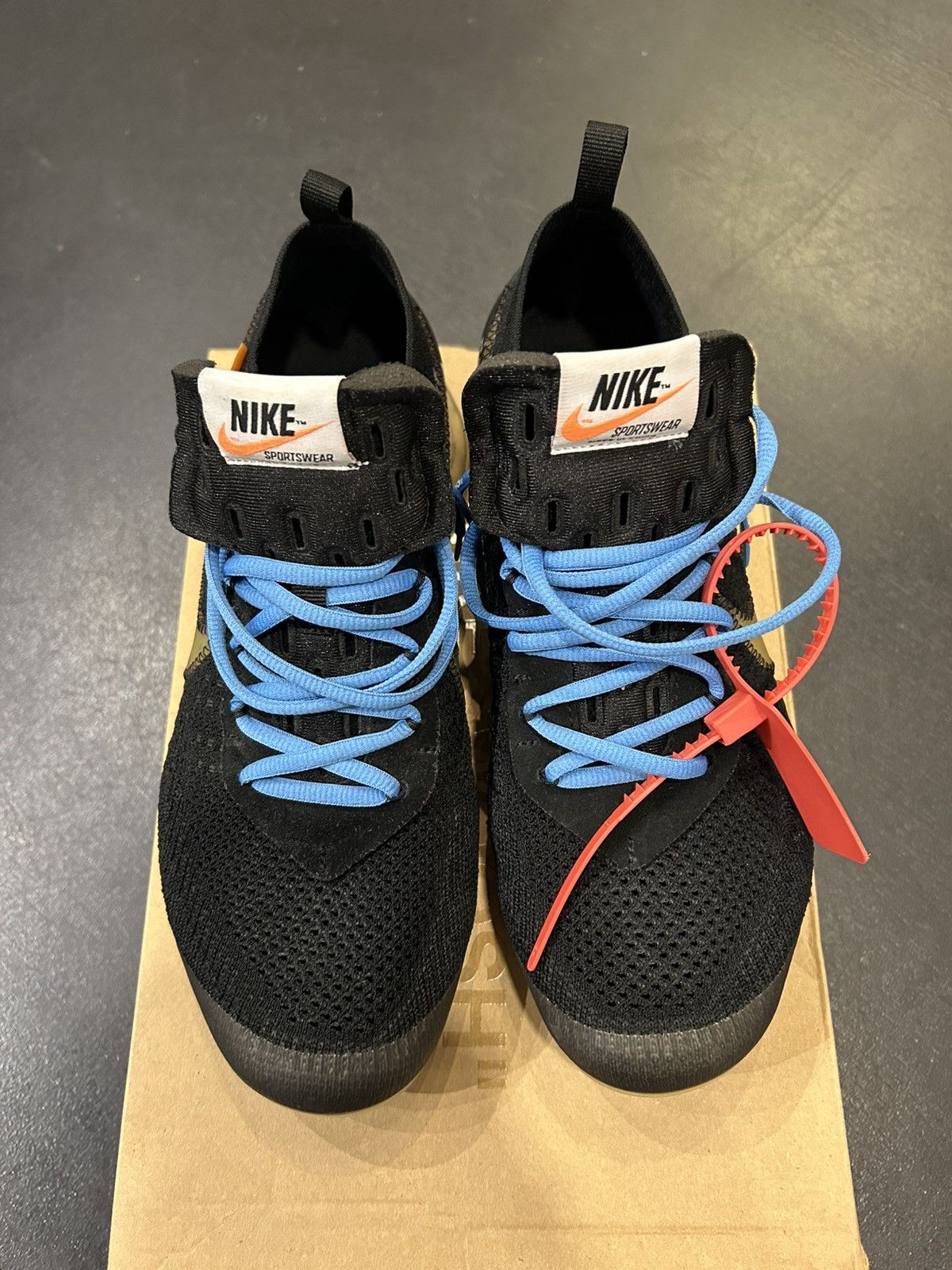 Nike × Off-White Off-White X Nike Vapormax Black Size US 10.5 / EU 43-44 - 4 Thumbnail