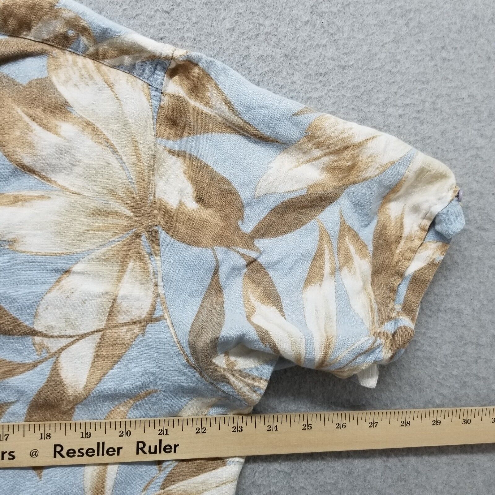 Cubavera Cubavera Shirt Men Large Hawaiian Floral Button Up Size US L / EU 52-54 / 3 - 7 Thumbnail